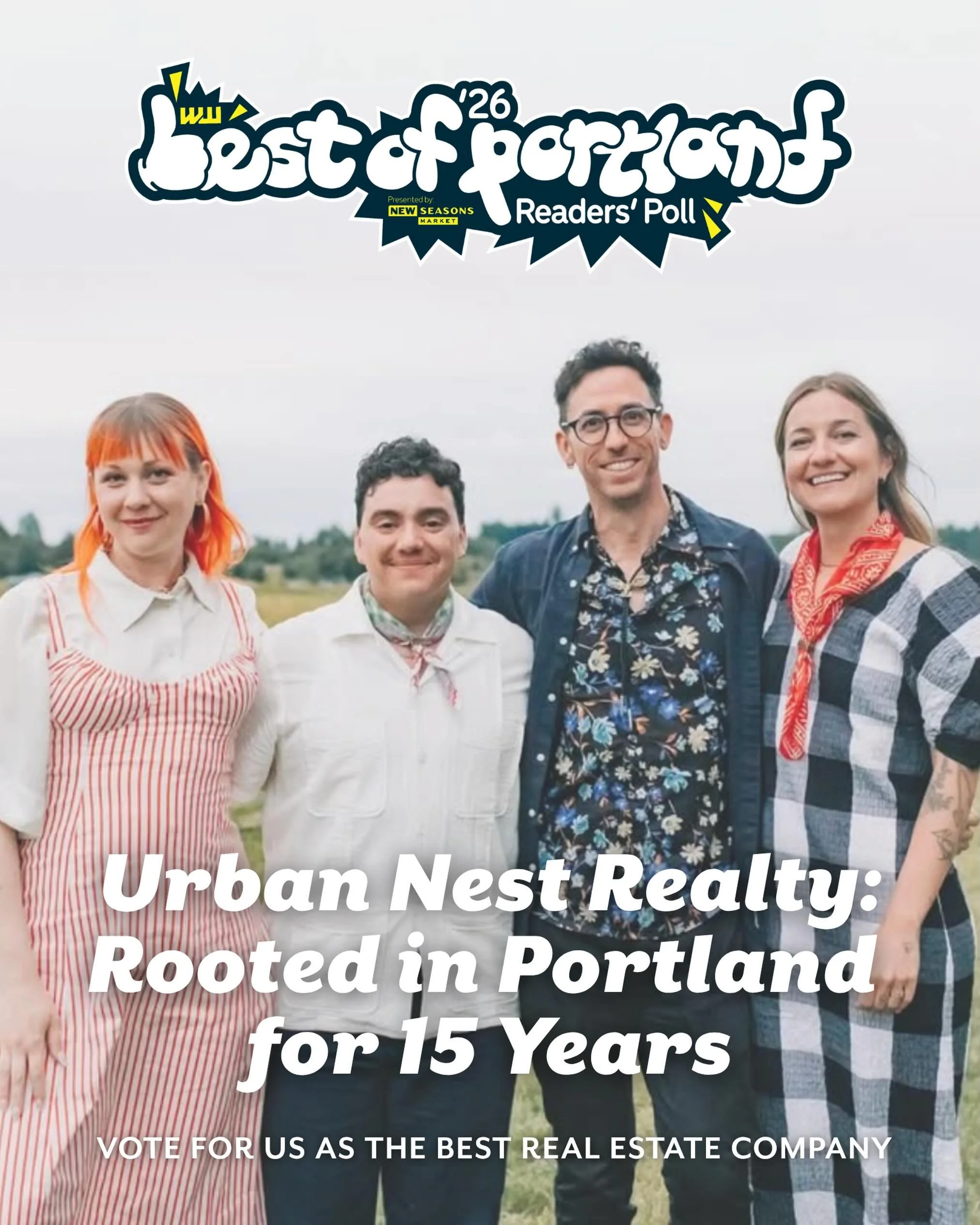 Guess who&rsquo;s back, back again? 👀

Yep, it&rsquo;s us! HUGE thank you to everyone who nominated Urban Nest and helped get us onto the Best of Portland 2026 finals ballot. 

We&rsquo;ve spent the last 15 years loving this city and showing up for 