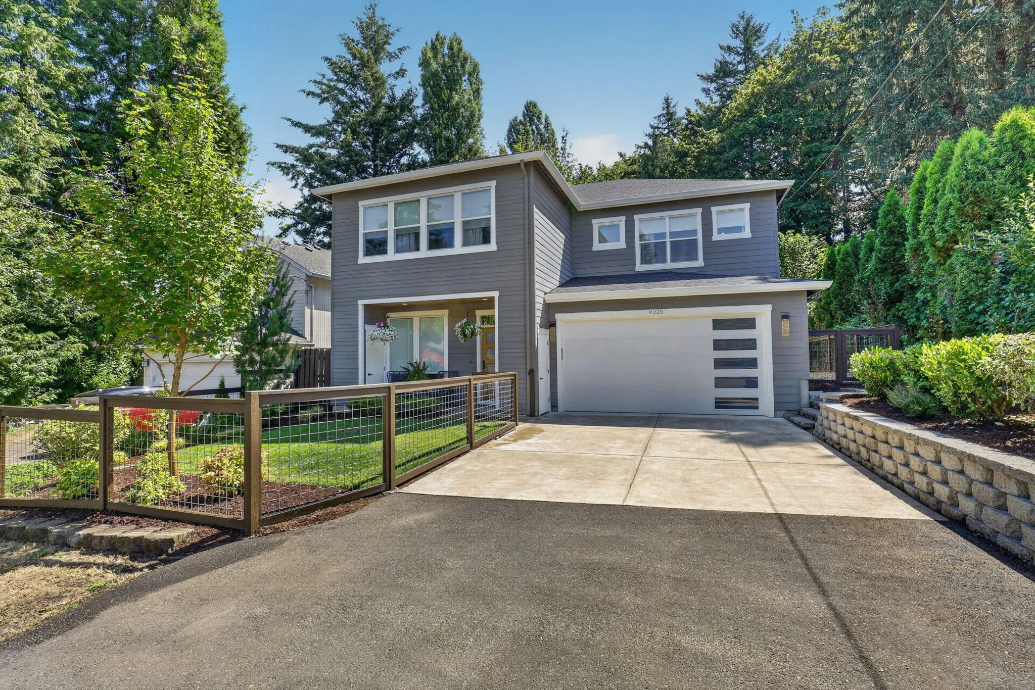 Newer Contemporary Backing to Natural Area