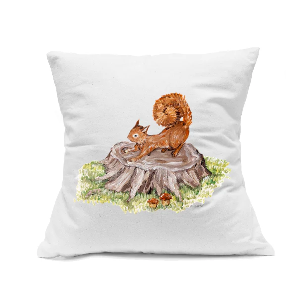 Cotton Pillow: Squirrel