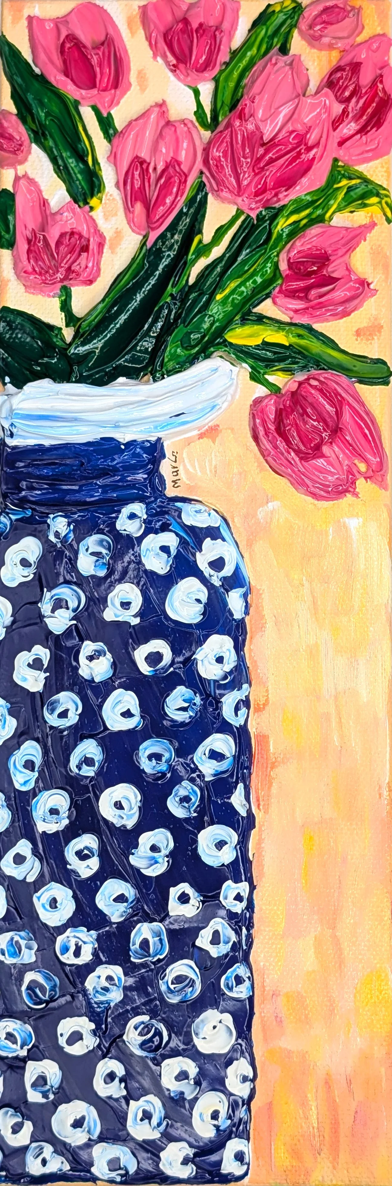 Spring in Bolesławiec Vase