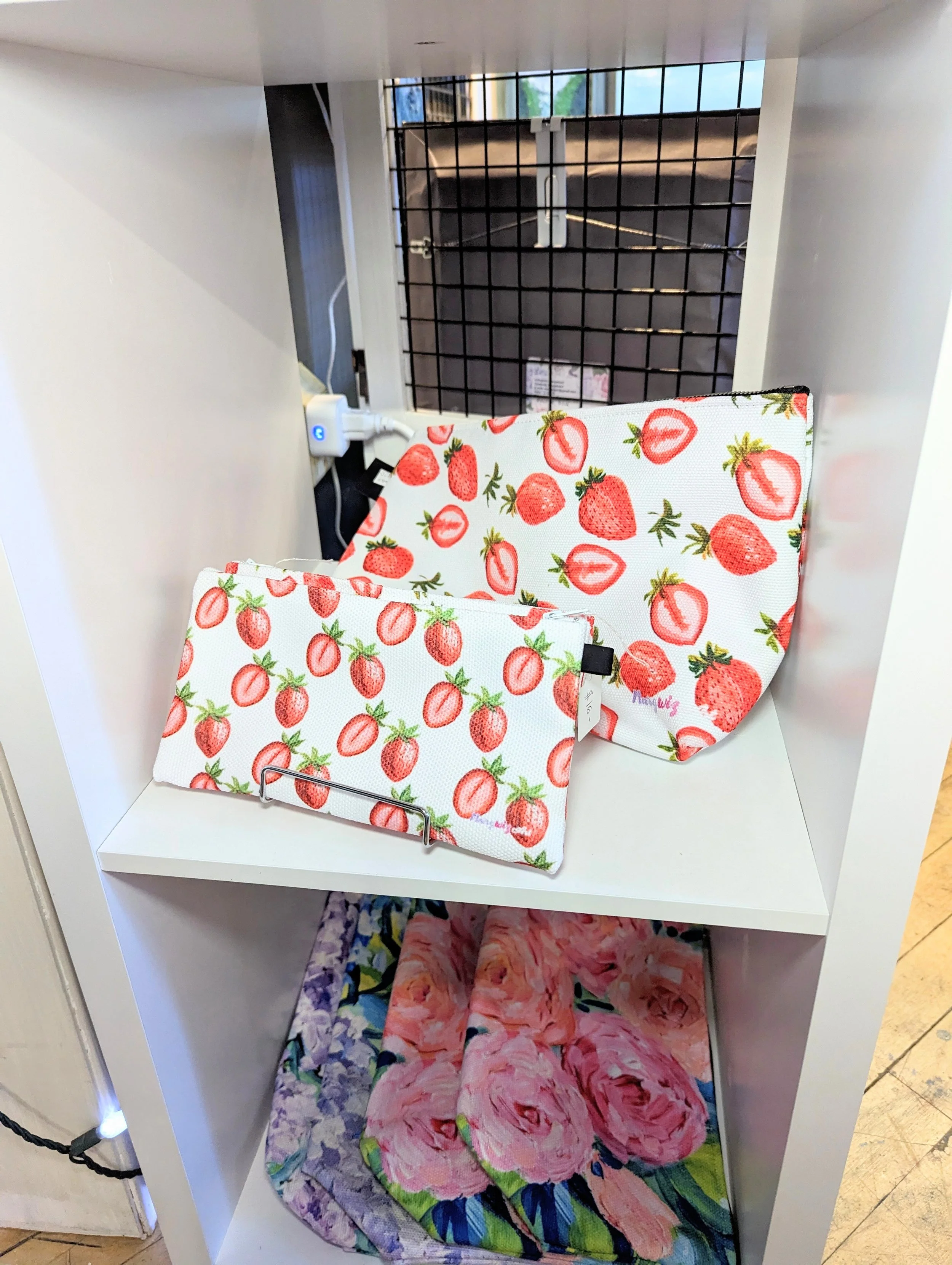 Photo of artist's products.