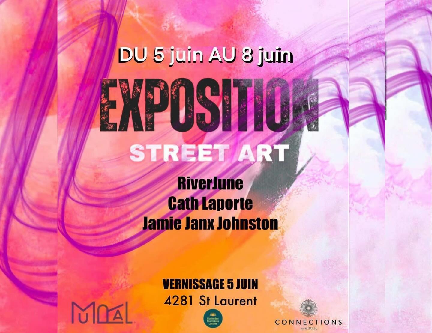 🎨 Nous avons collabor&eacute; avec @muralfestival pour accueillir leur tout premier programme artistique &eacute;tudiant, cr&eacute;&eacute; avec @ecoledespremiereslettres par les artists @riverjune @cath_laporte  @jamiejanx 

Venez d&eacute;couvrir