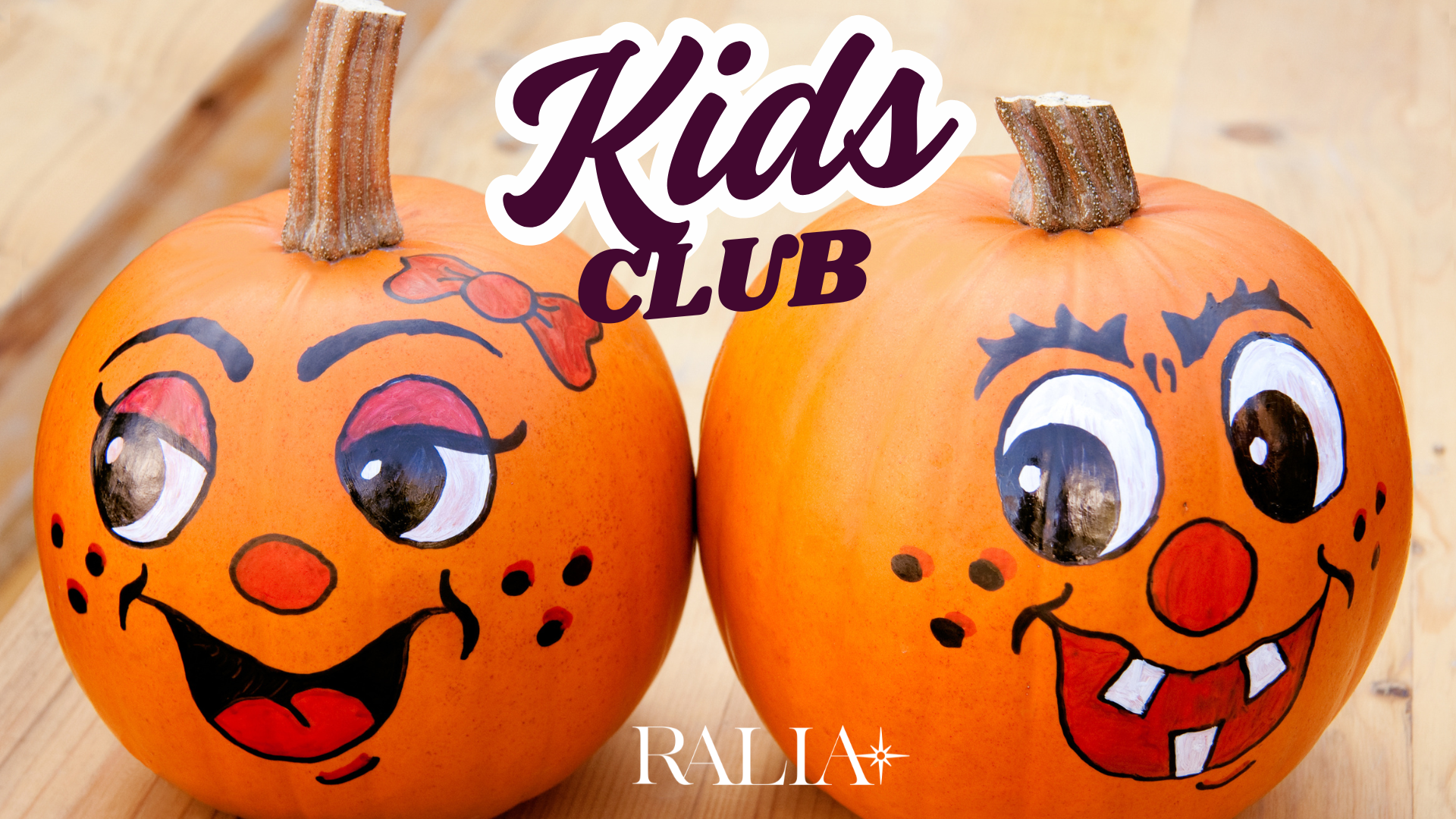 Pumpkin Painting for Halloween - RALIA Kids Club