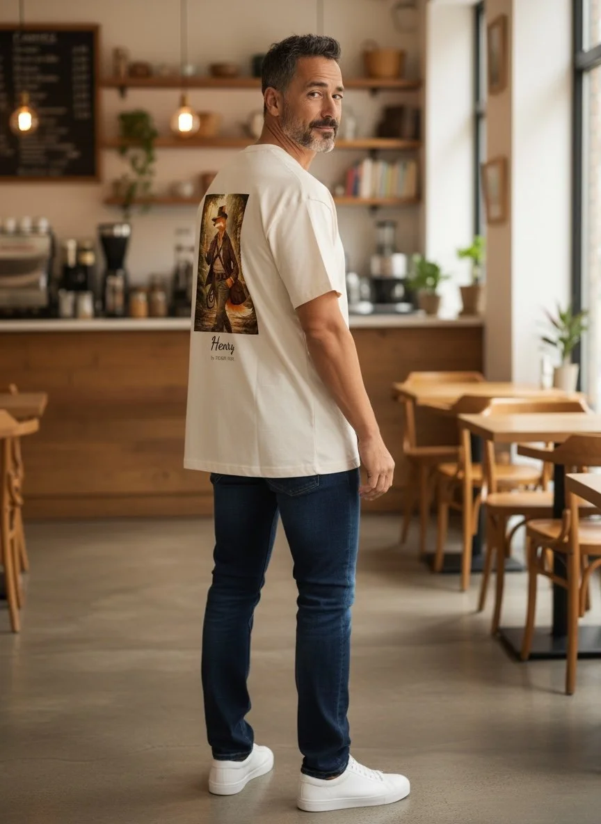 Henry teeshirt dos homme2.JPG