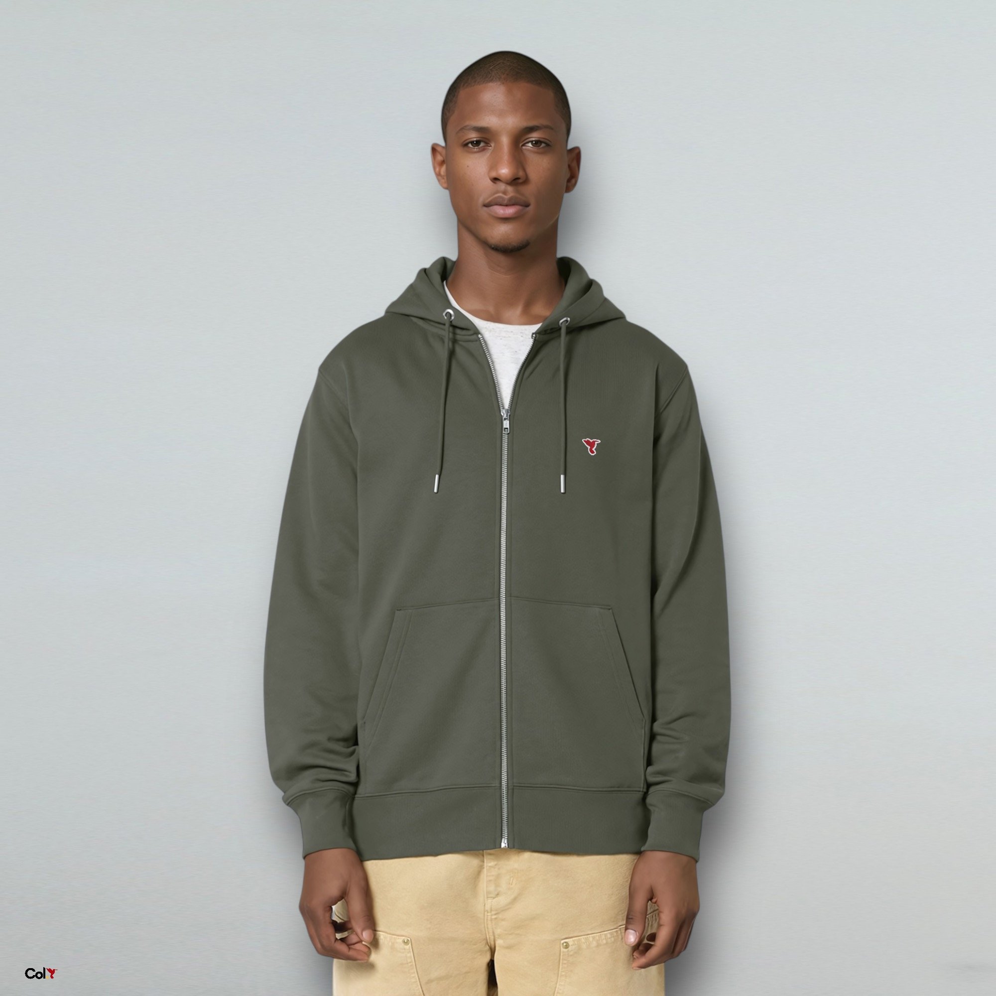 Sweat zippé Intemporel - Col.