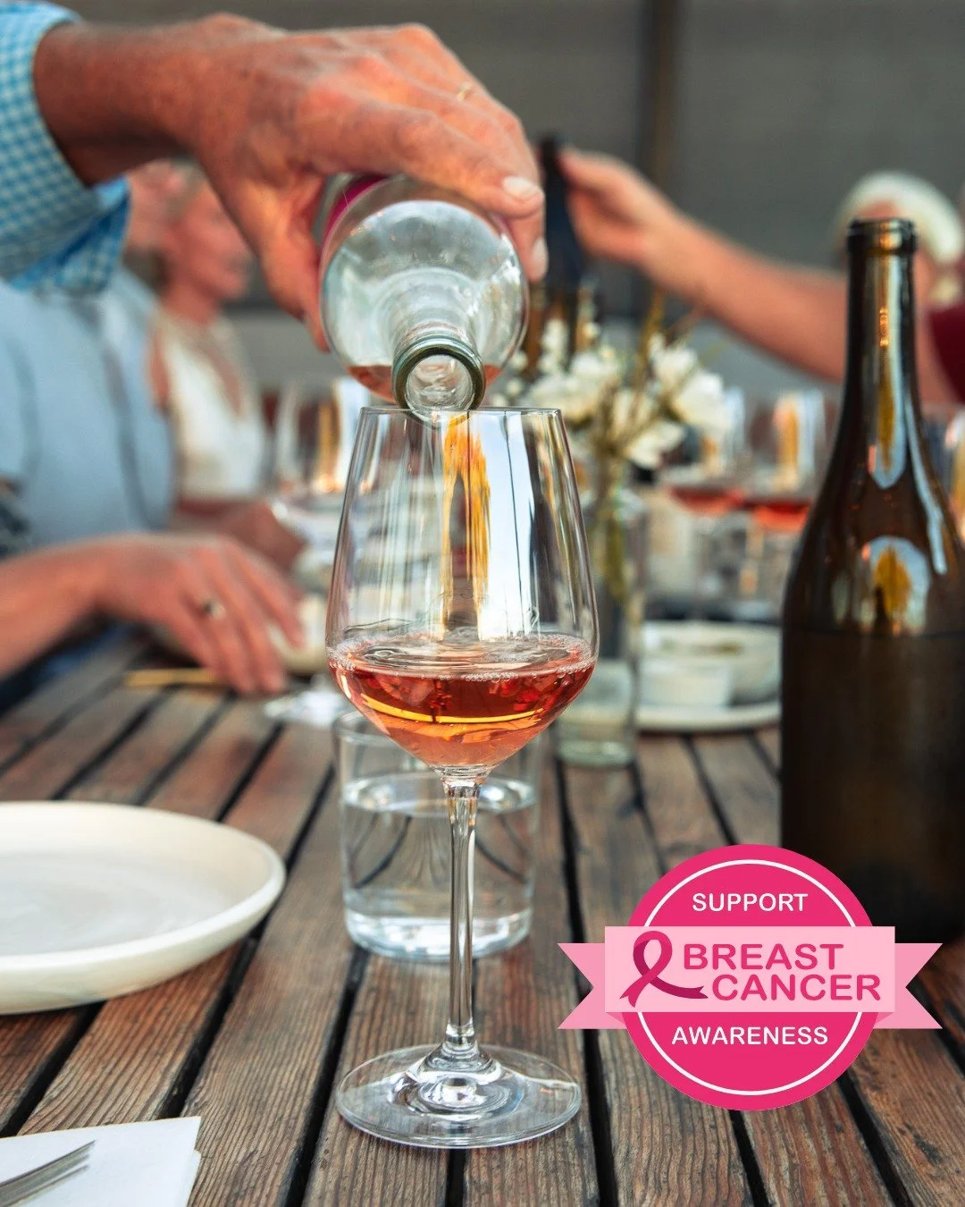 This month, we pour a glass to the fighters, survivors, and loved ones who inspire us with their strength and resilience. 💕 Only together can we stand against cancer and find a cure. #BreastCancerAwarenessMonth