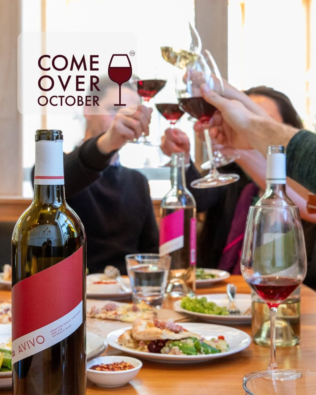 Help us celebrate @ComeOverOctober by honoring what wine is really about: connection, community, and friendship. 🍷
AVIVO wines are meant to be enjoyed around a table, with others, over great food. So this month, gather your friends, pour a glass, a