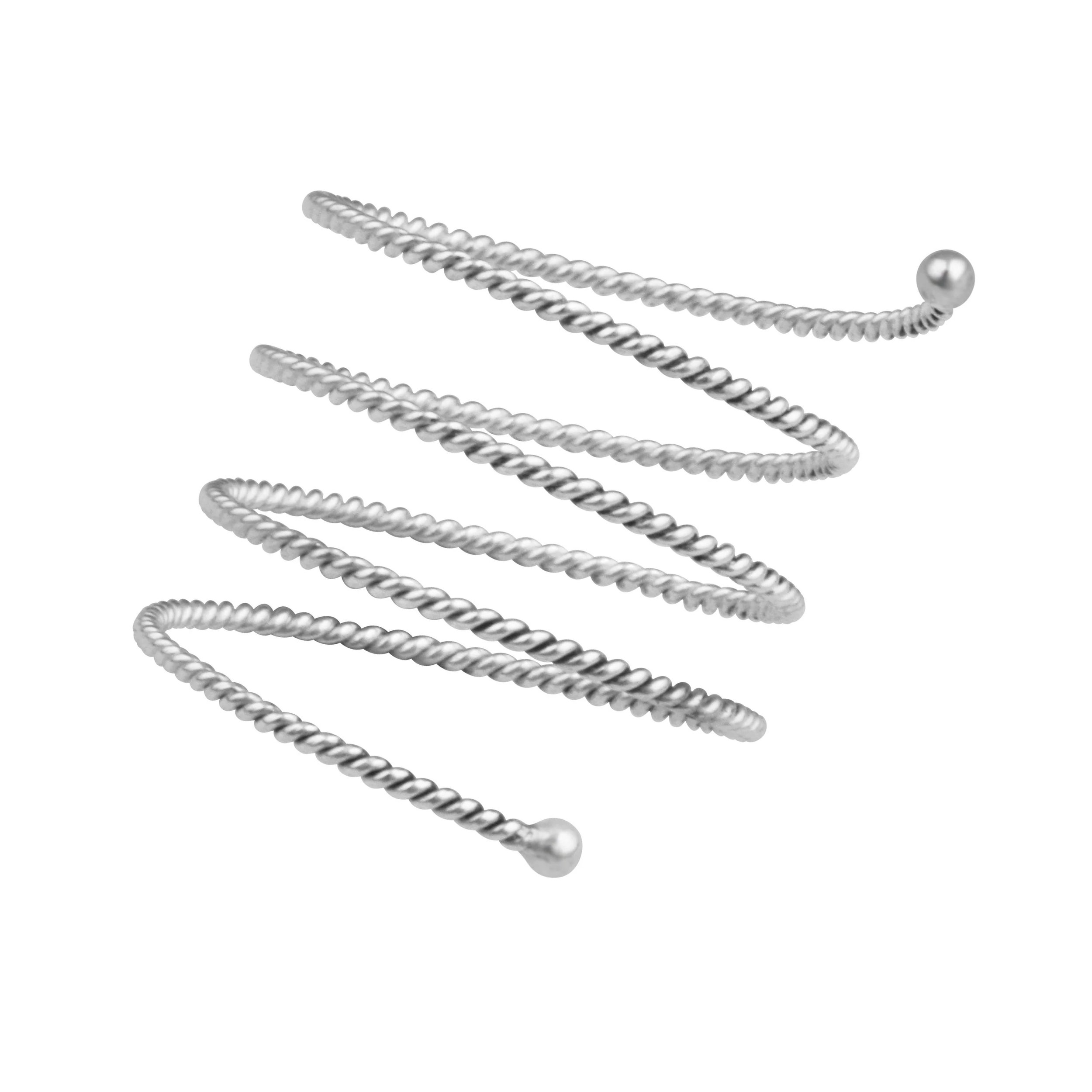 Sterling Silver Spiral Ring