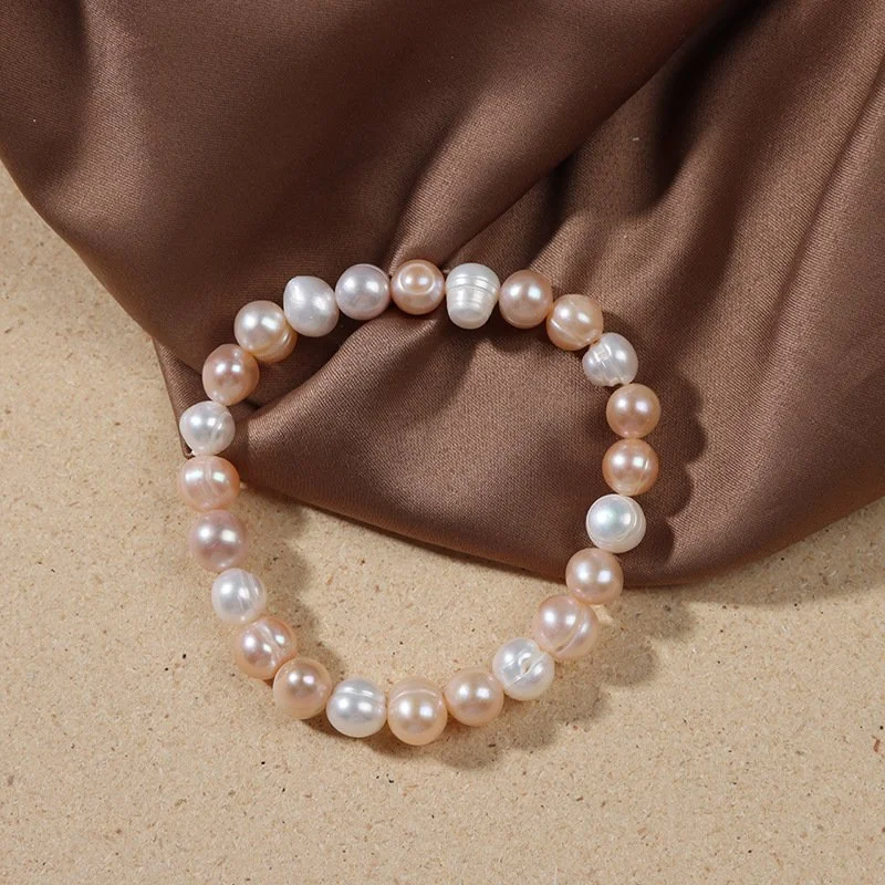 Elegant 8mm Freshwater Pearl Bracelet