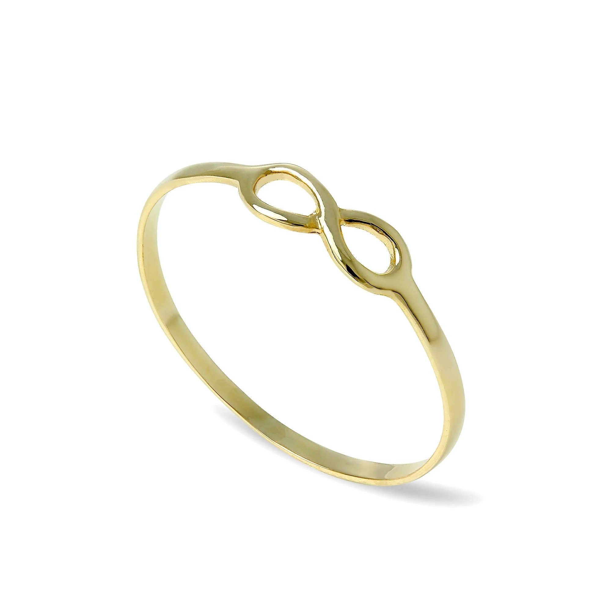 9ct Yellow Gold Infinity Stacking Ring