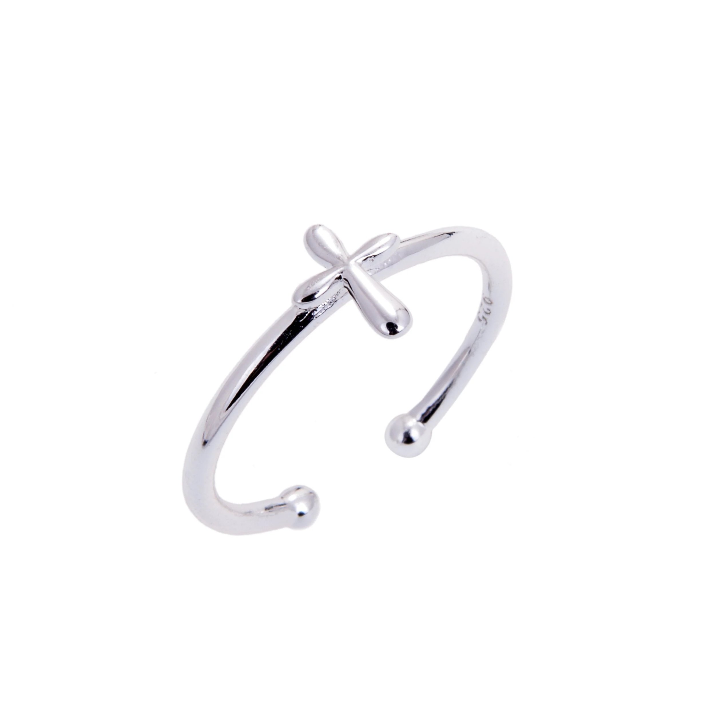 Sterling Silver Cross Ring