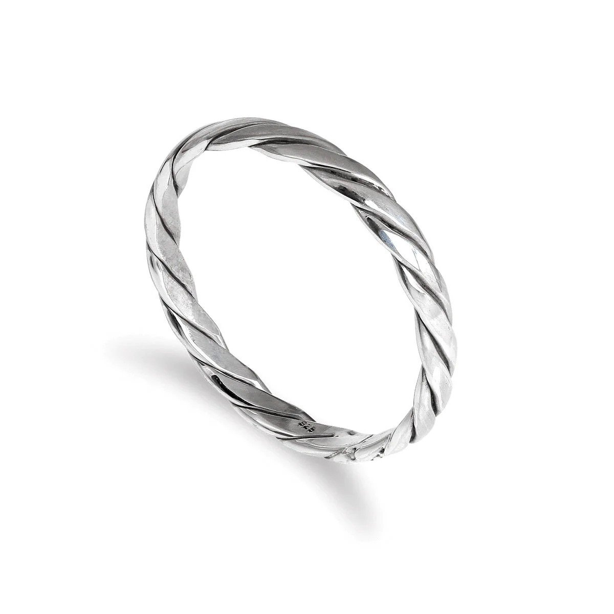 Sterling Silver Twist Ring