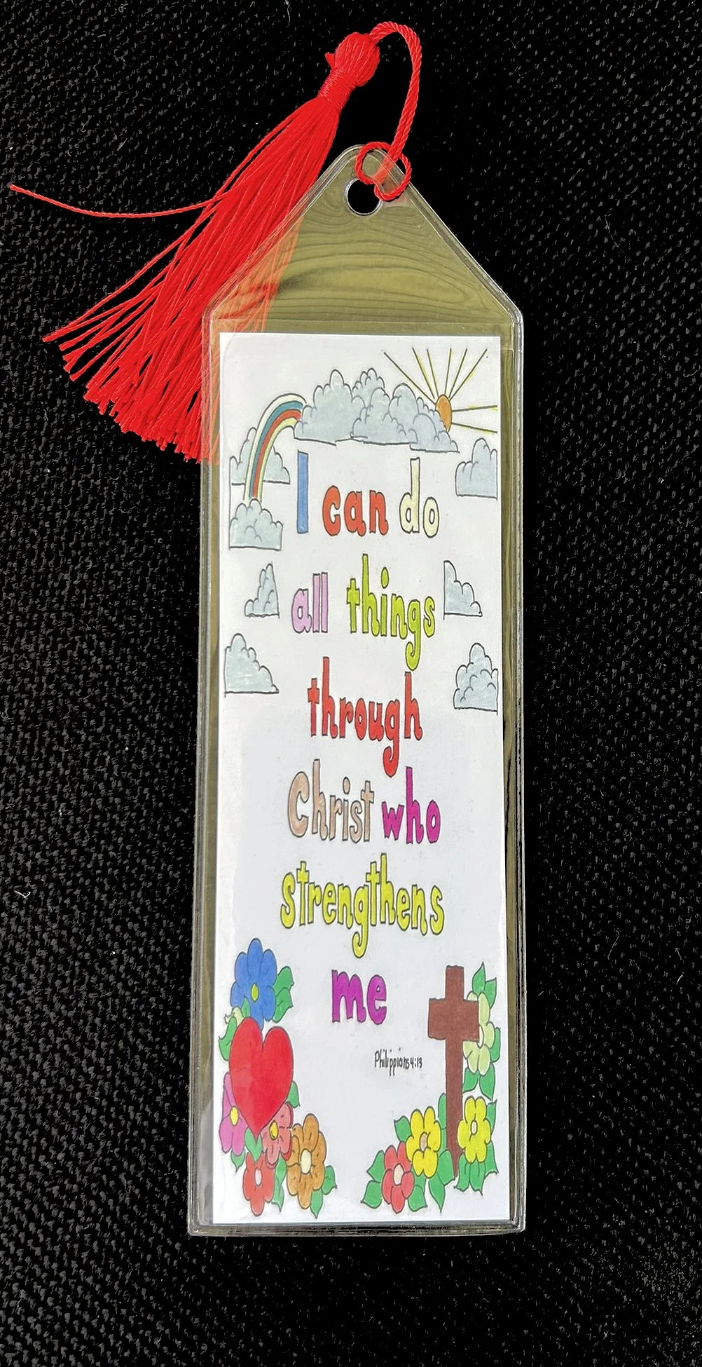 I Can Do All Things Christian Bookmark