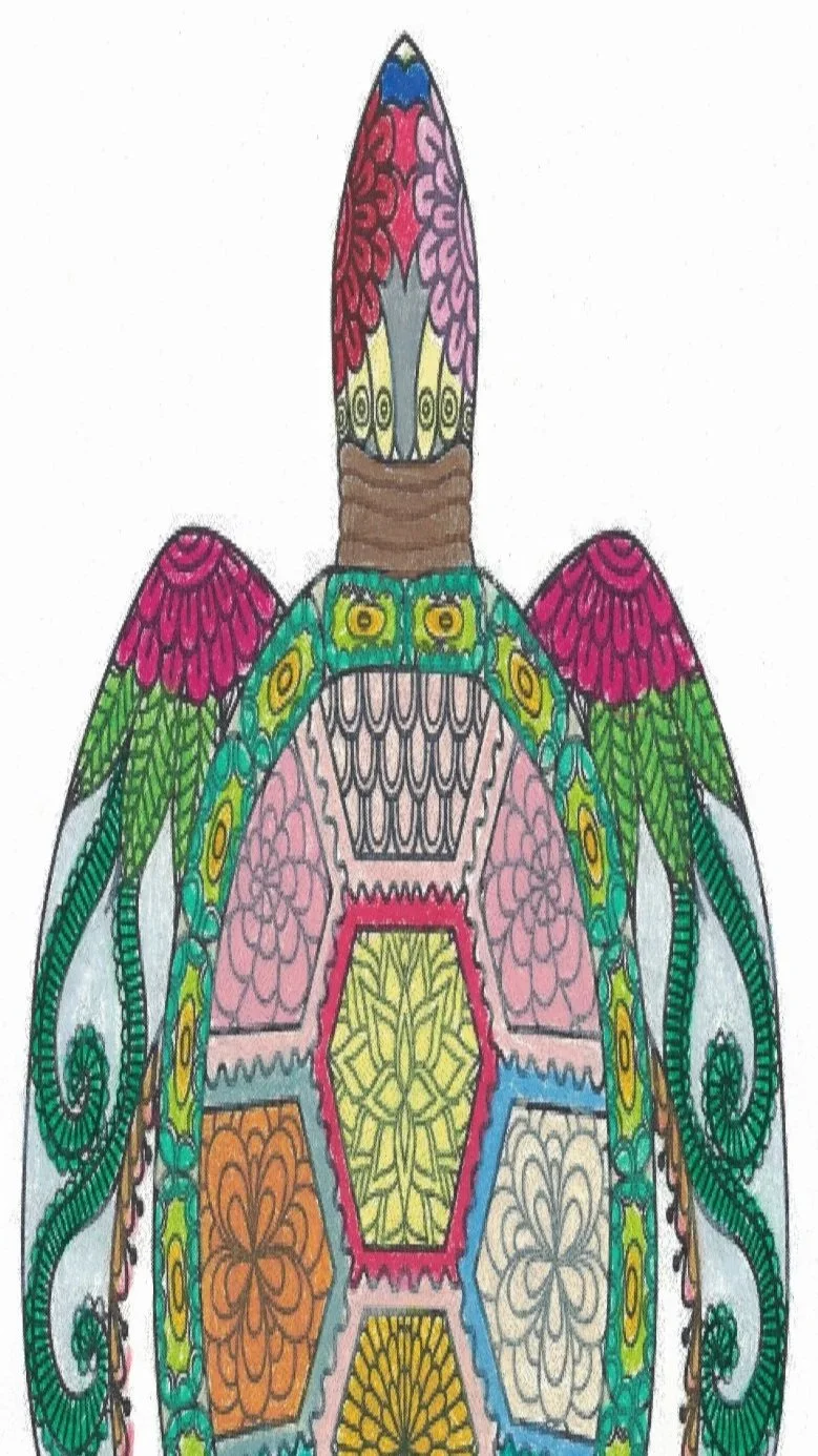 Turtle Mosaic Bookmark