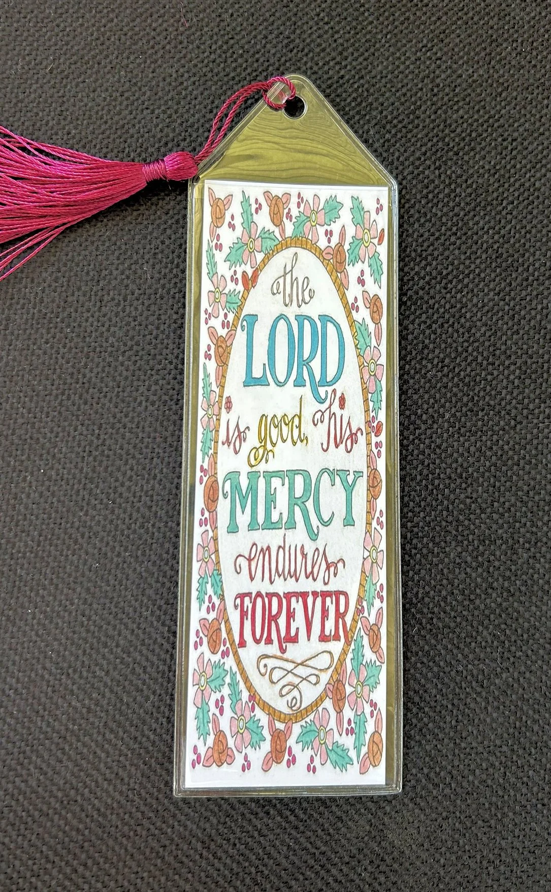 The Lord Is Good Christian Bookmark