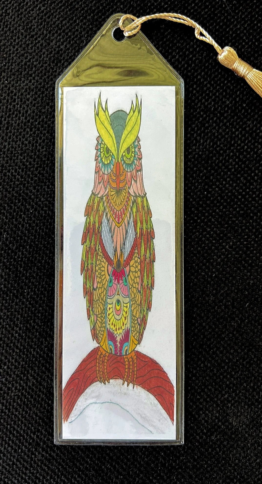 Owl Mosaic Bookmark