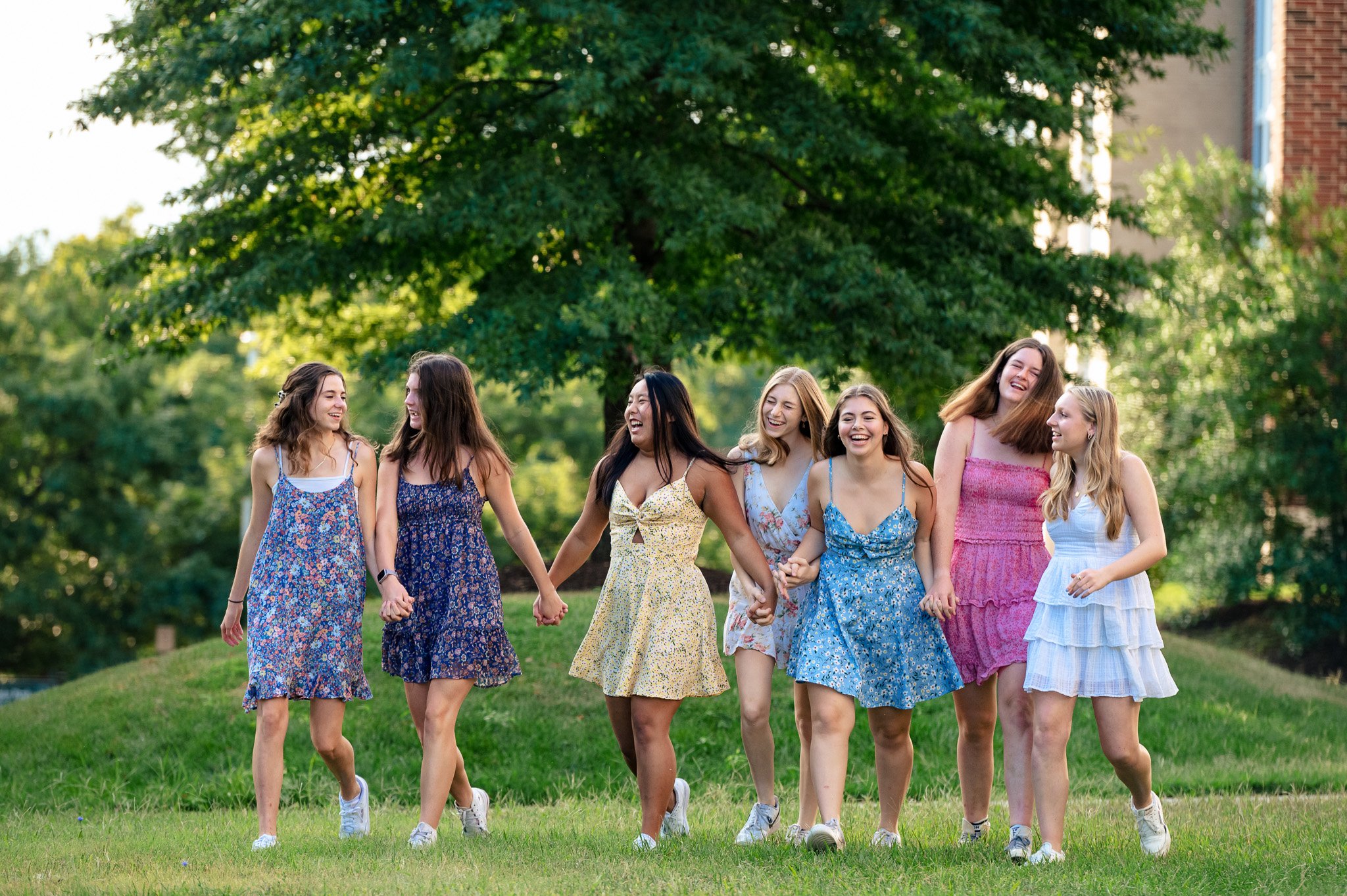 Madeline’s senior experience photoshoot at Alexandria City High School.
