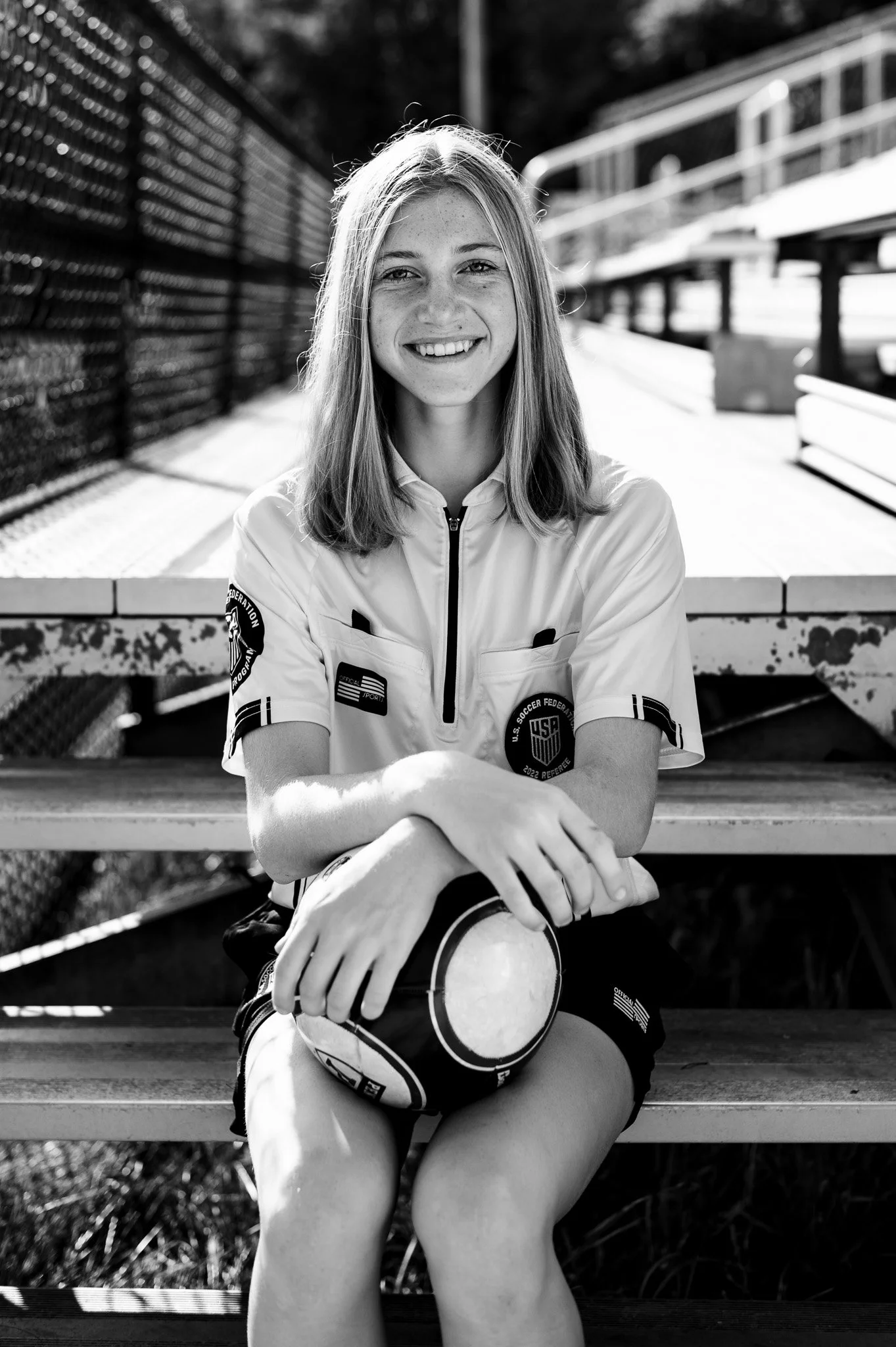 Madeline’s senior experience photoshoot at Alexandria City High School.