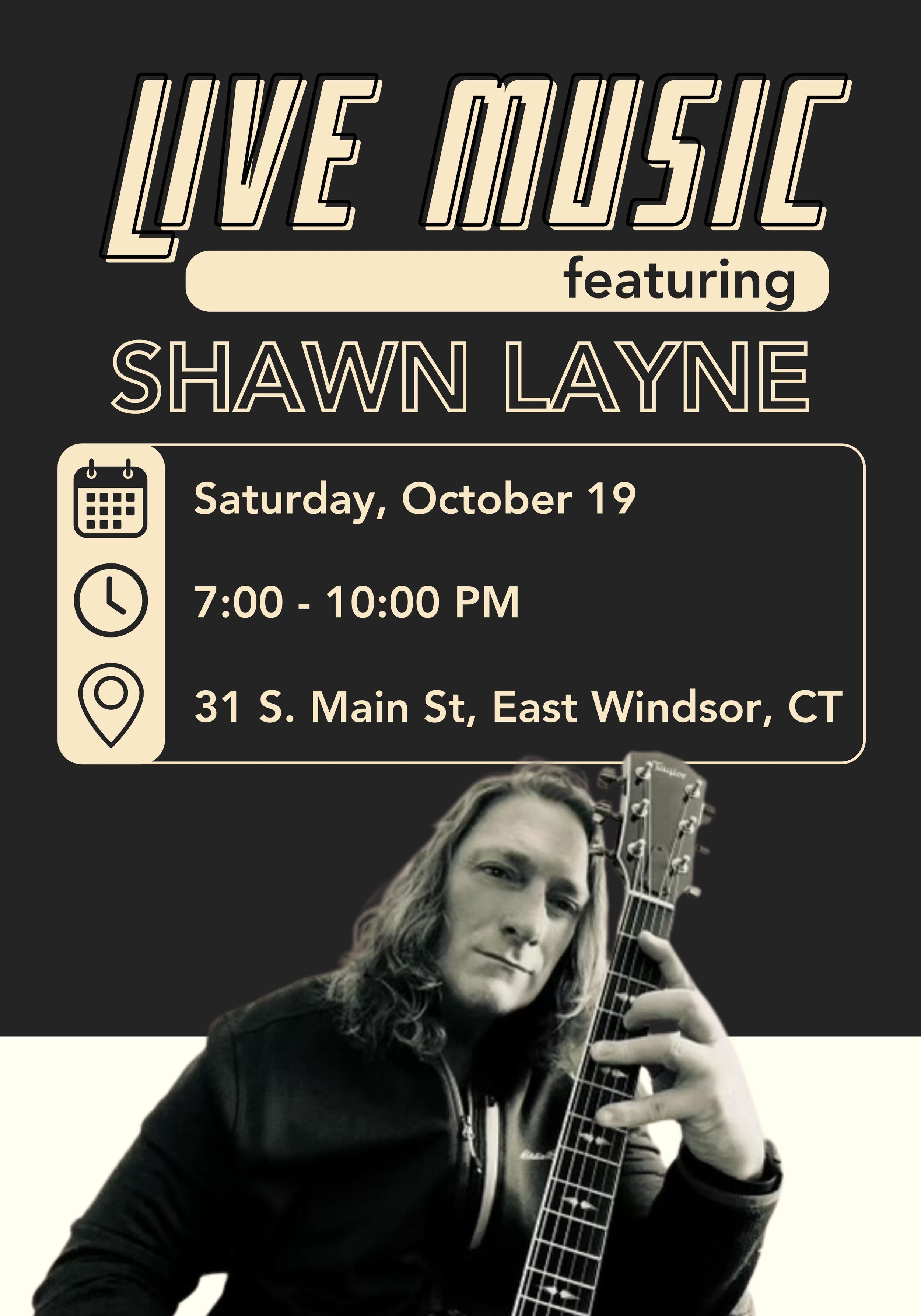 LIVE MUSIC: SHAWN LAYNE
