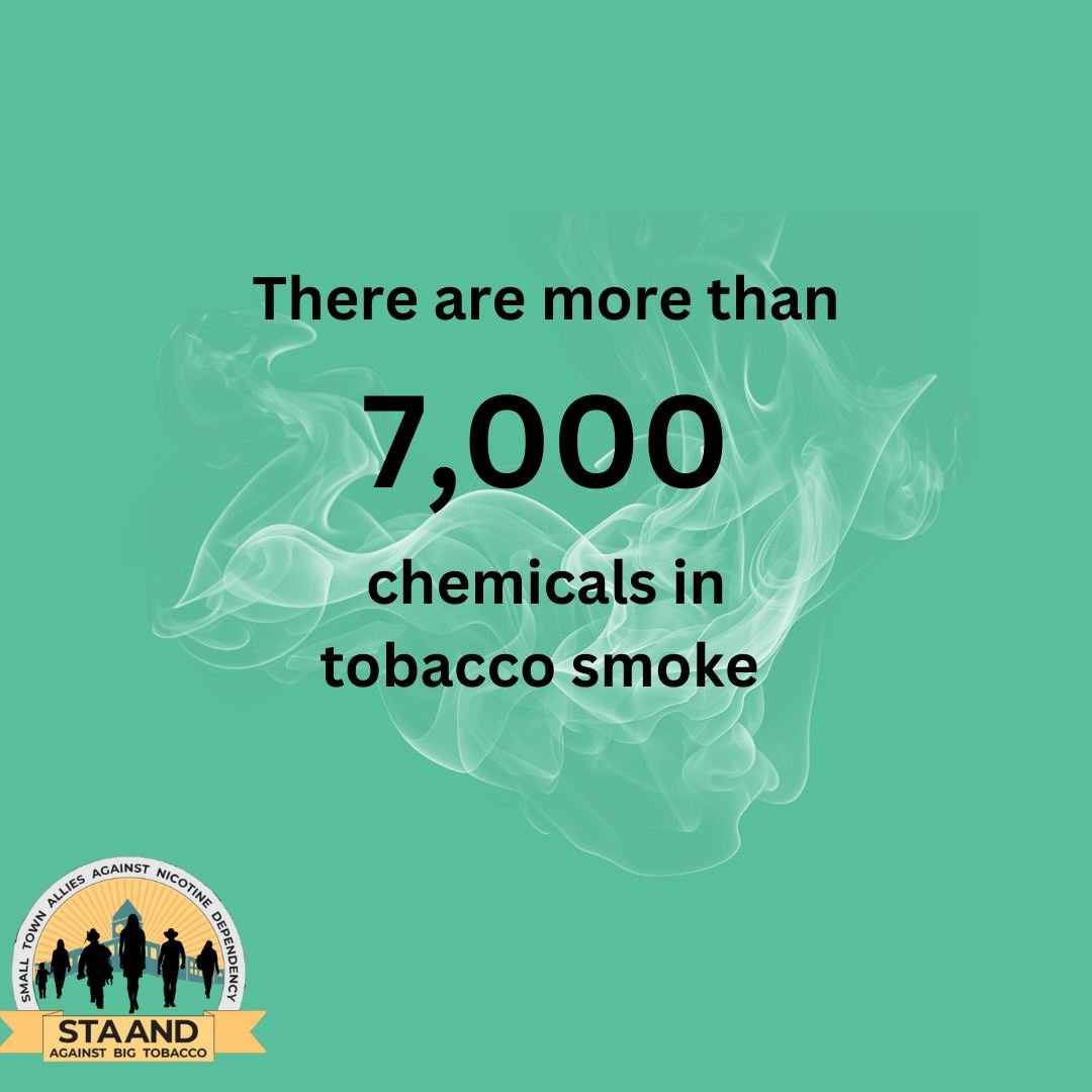Arsenic, lead, tar&mdash;these are just a few of more than 7,000 chemicals in tobacco smoke.

 #secondhandsmoke #thirdhandsmoke #quitsmoking