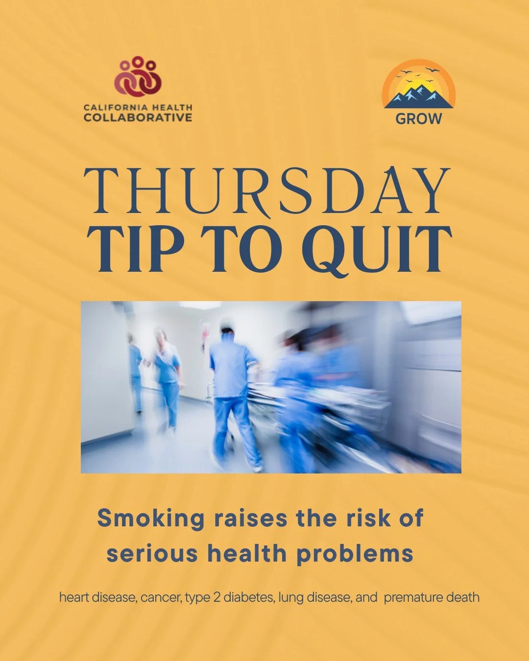 Quit now for improvements to your health! Smoking weakens your immune system and increases your risk of other health problems. Your health matters more than the profits of big tobacco. Take a stand, choose yourself over nicotine.

Resources for you
?