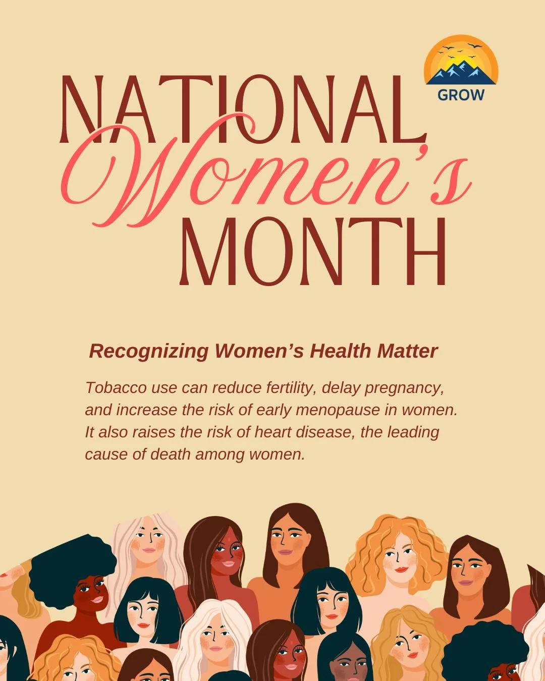 Celebrating women this month means uplifting strength, resilience, and well-being and that includes raising awareness about how tobacco can impact women&rsquo;s health. Knowledge is power and supporting one another in making healthier choices helps b