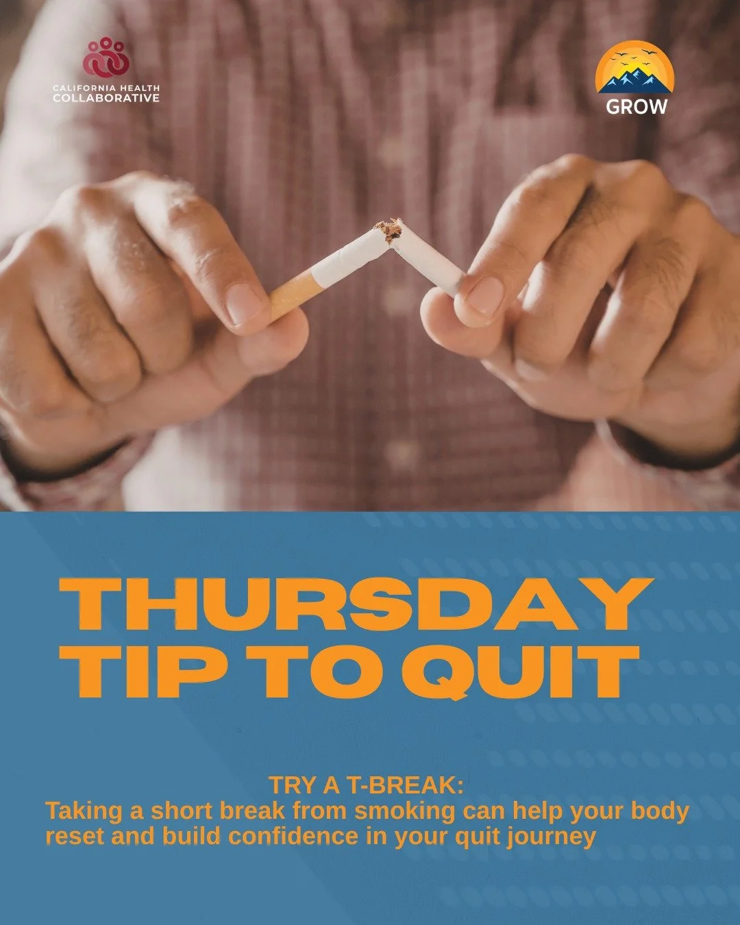 Take a pause, you&rsquo;ve got this. Even a short break from smoking can help you feel more in control and remind you that change is possible. Every small step builds confidence and gets you closer to your goals.

Free Resources:
📞 Call 1-800-300-80