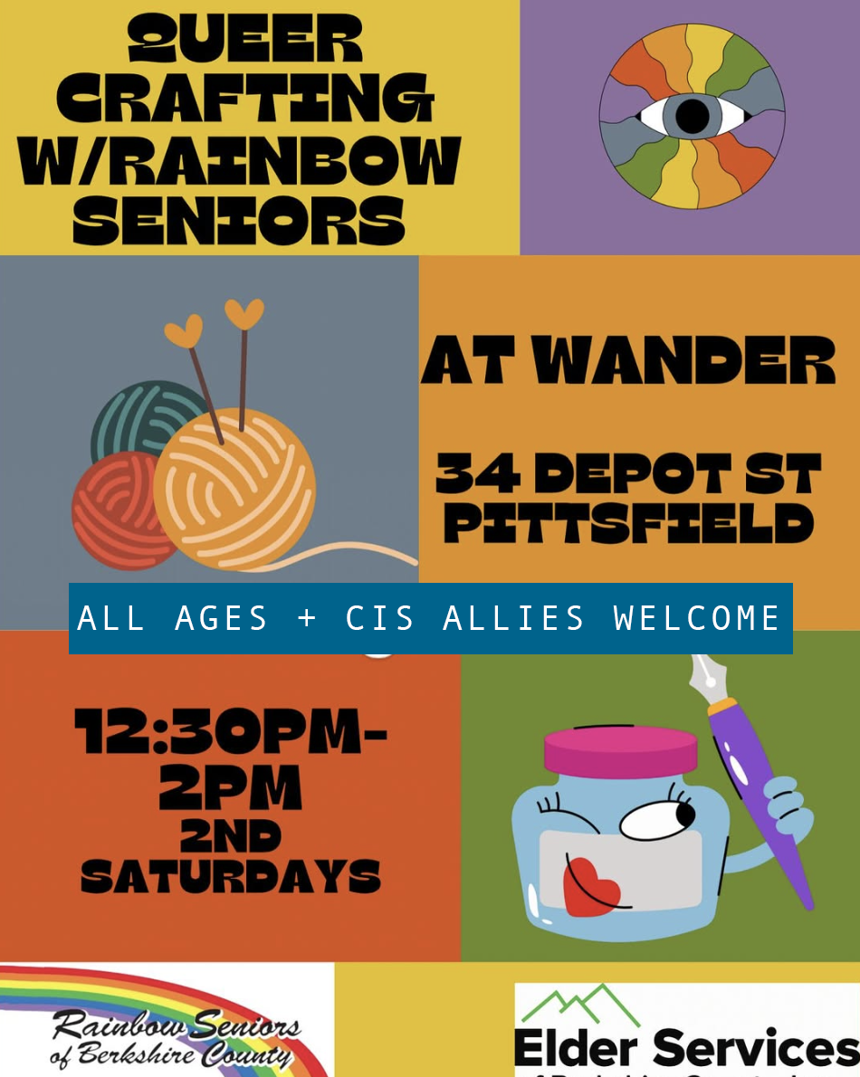 Crafting with Rainbow Seniors (monthly, 2nd Sat)