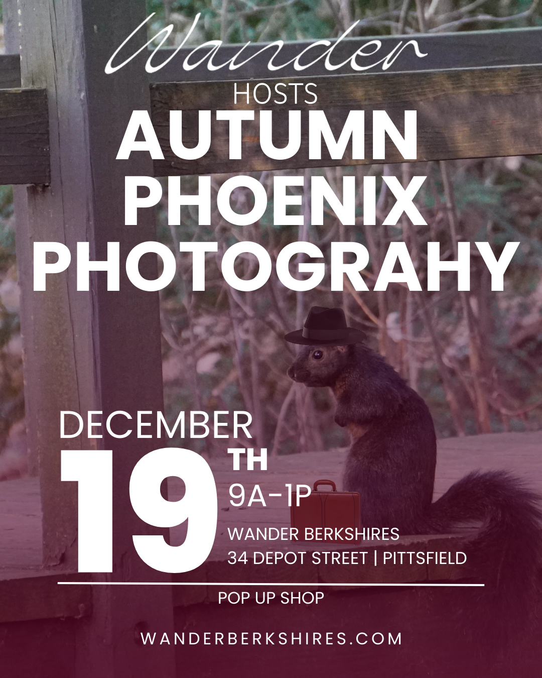 Autumn Phoenix Photography Pop Up