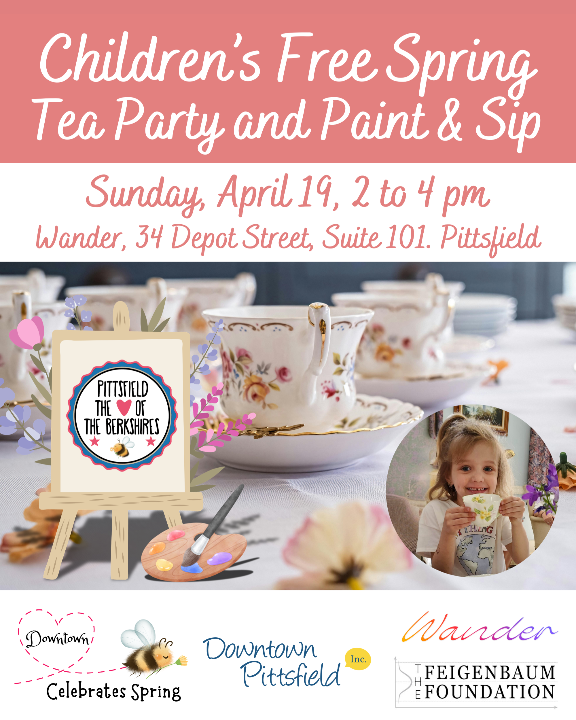 Spring Tea Party Paint & Sip