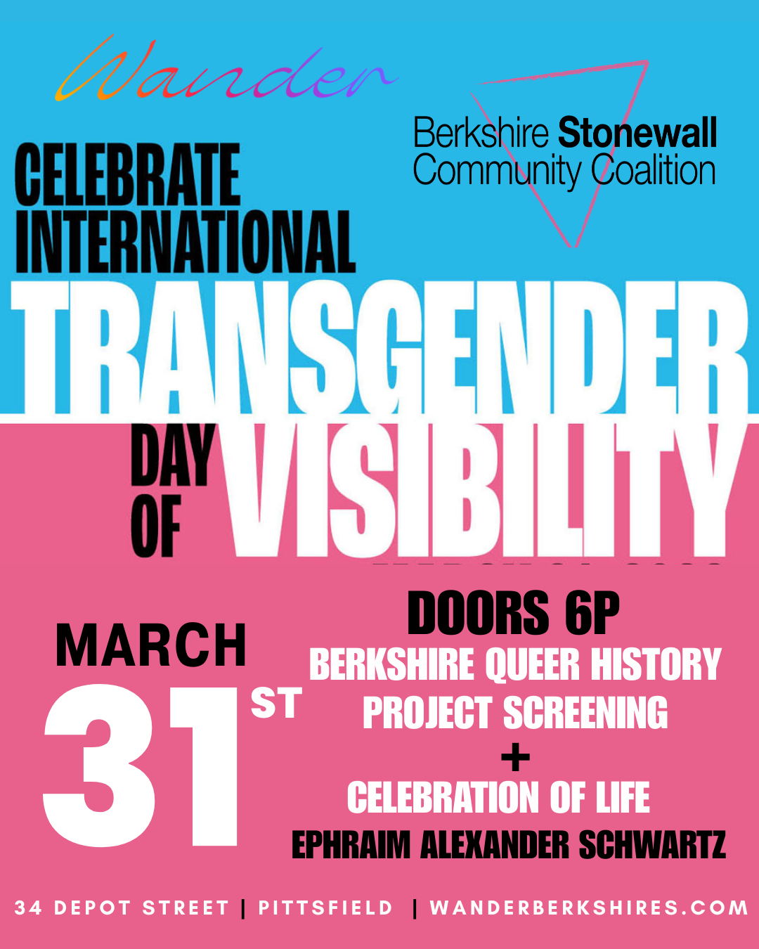 Transgender Day of Visibility Celebration 