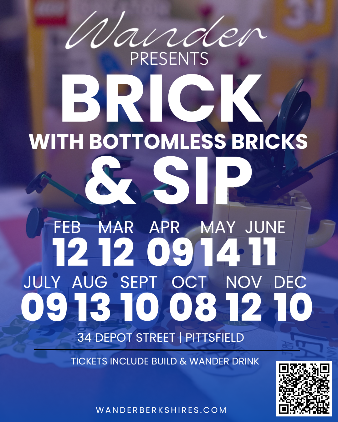 Brick &amp; Sip x Bottomless Bricks