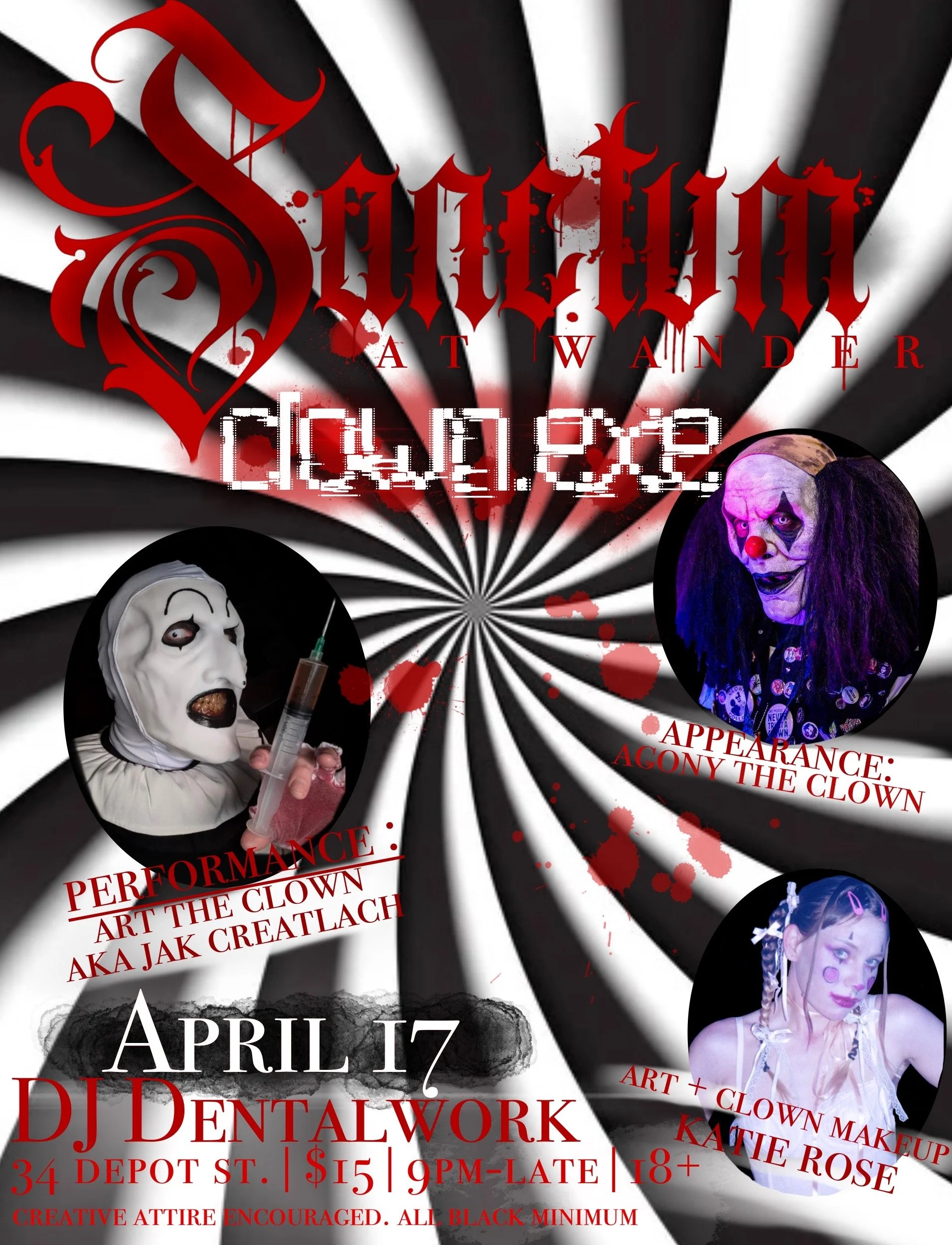 SANCTUM : CLOWN GOTH NIGHT