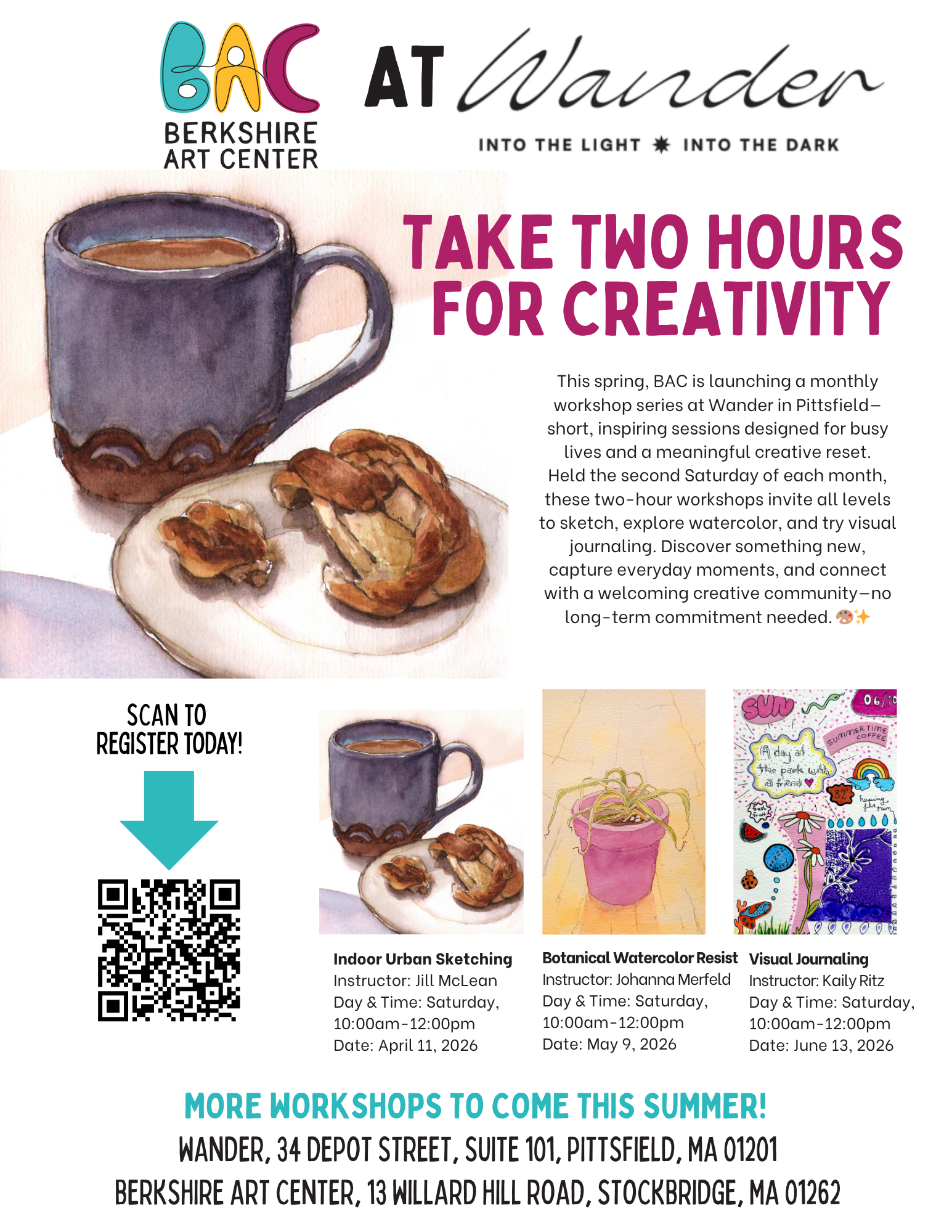 BAC at WANDER: Indoor Urban Sketching