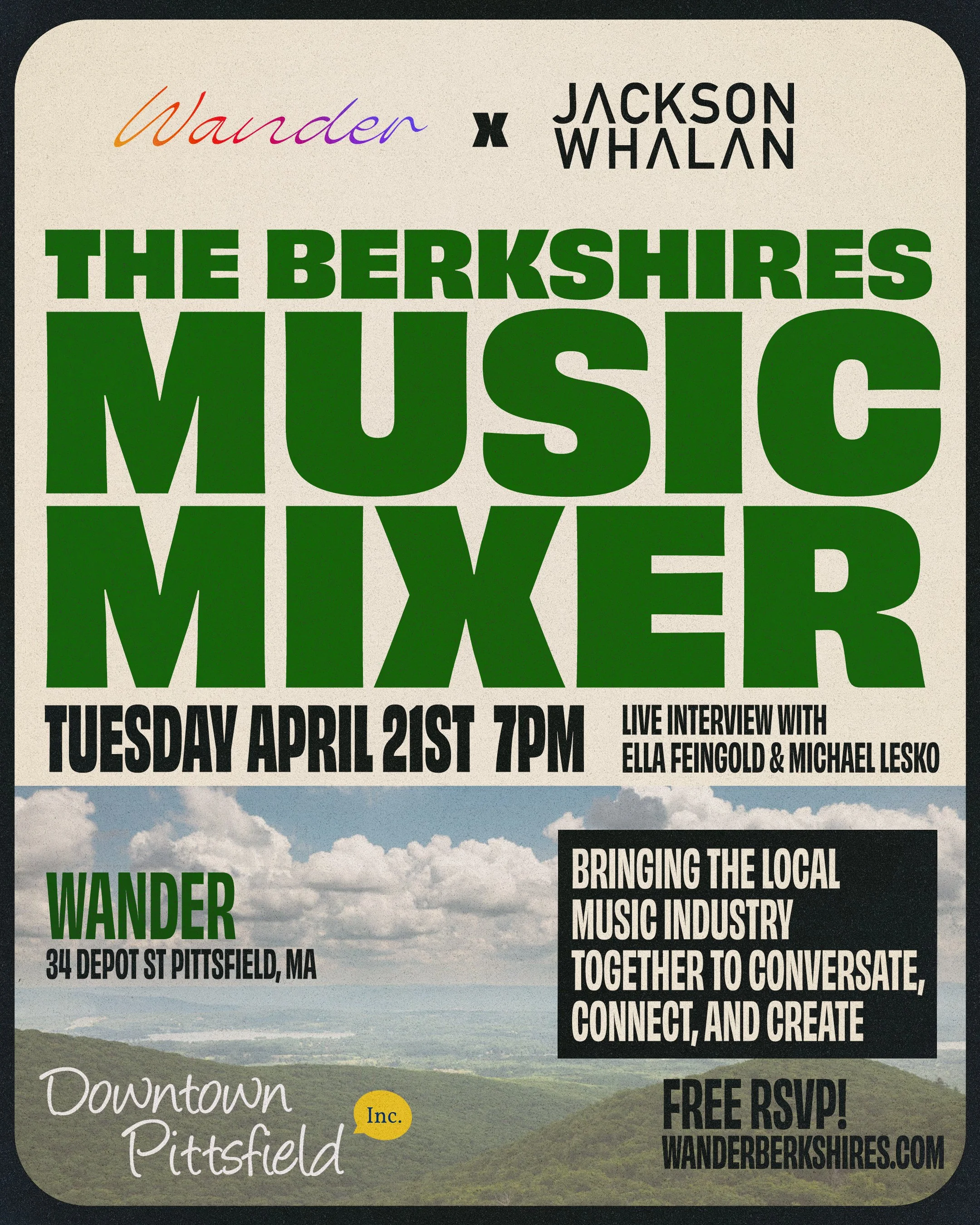 Berkshire Music Mixer x Jackson Whalan