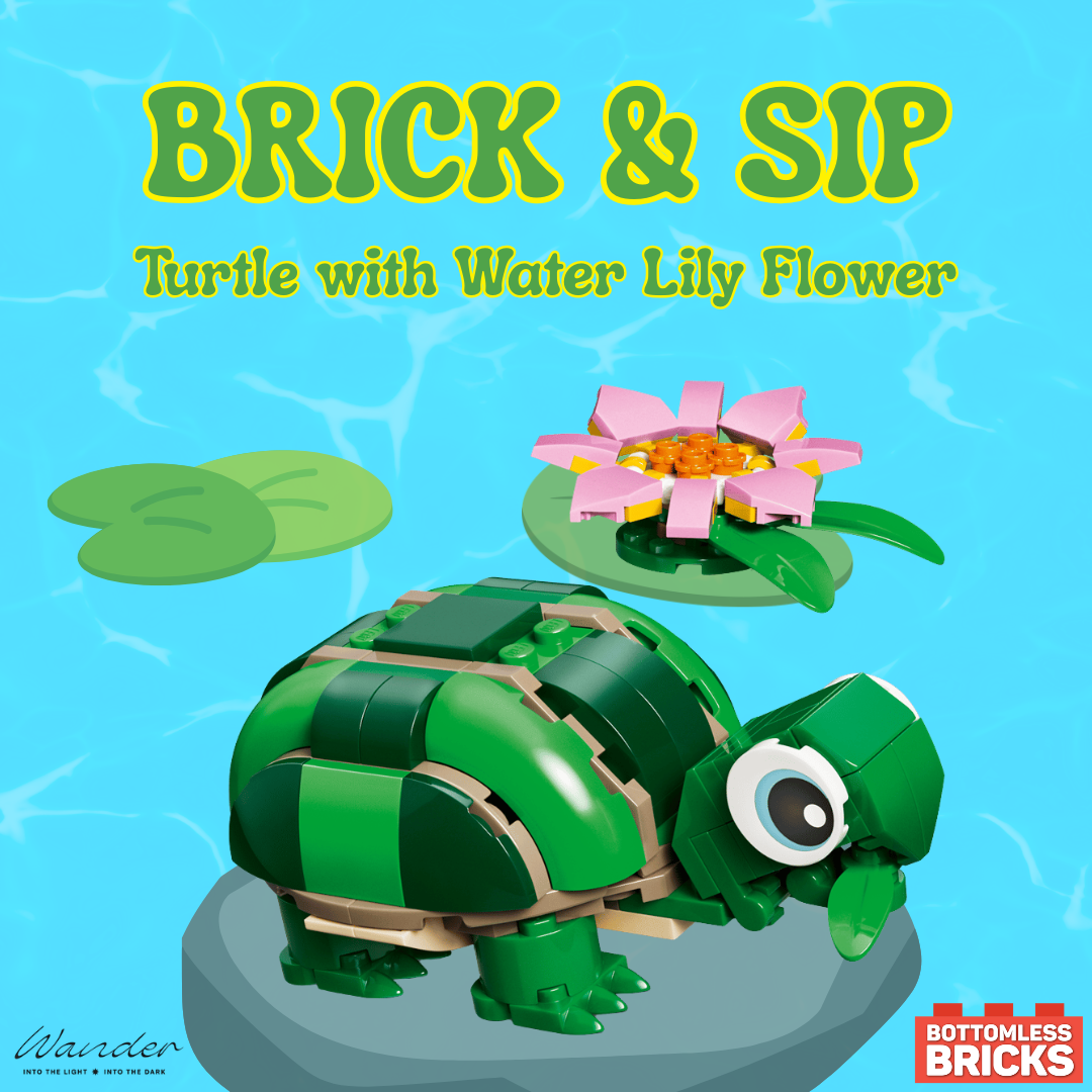 Lego Brick &amp; Sip x Bottomless Bricks