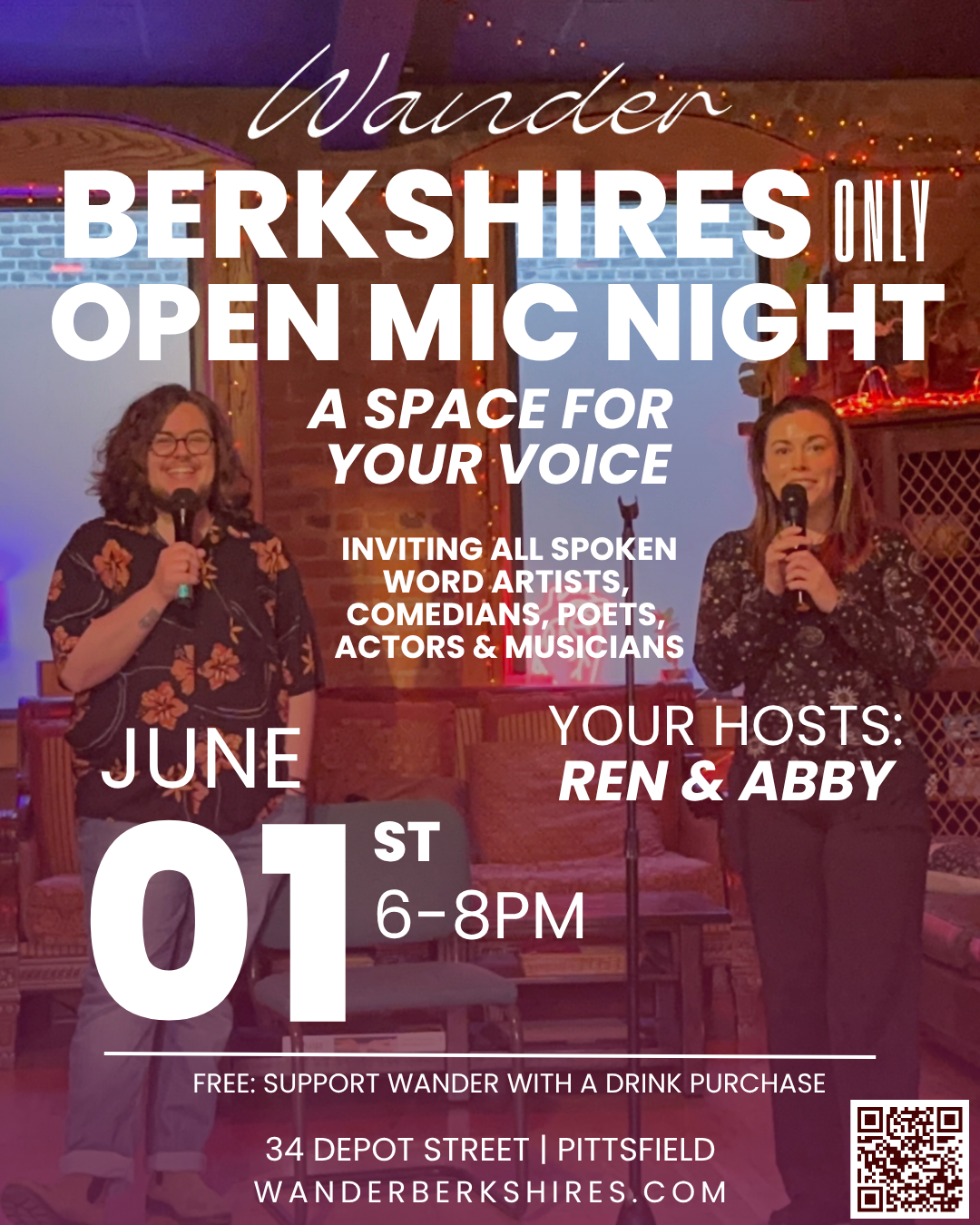 The Berkshires ONLY Open Mic Night
