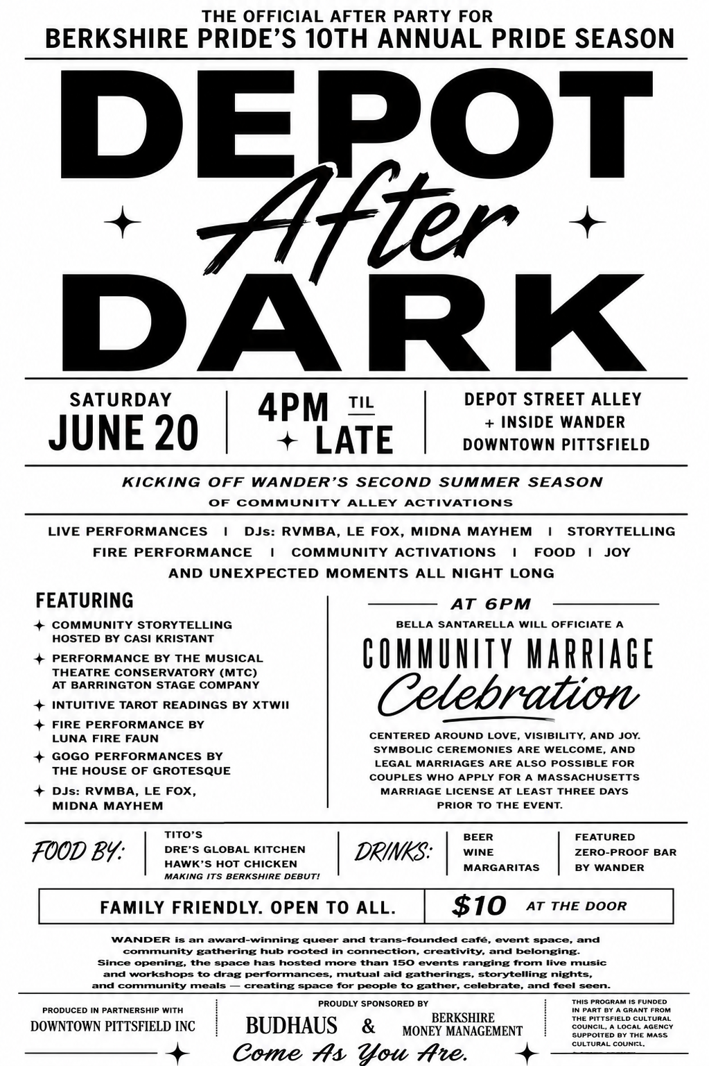 Official DEPOT AFTER DARK AFTER PARTY BERKSHIRE PRIDE 10th Anniversary 