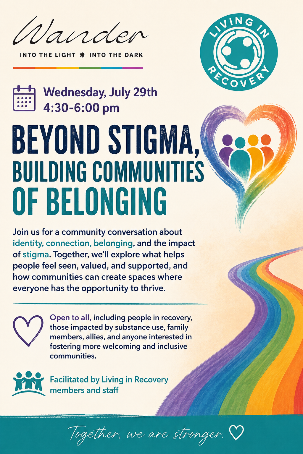 Beyond Stigma, Building Communities of Belonging