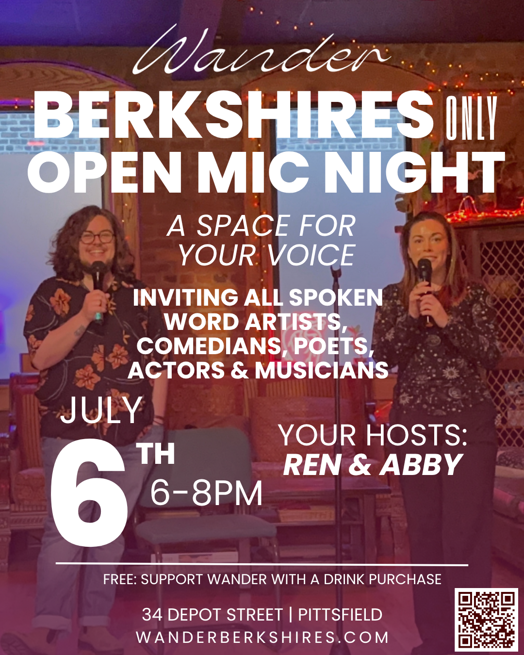 The Berkshires ONLY Open Mic Night