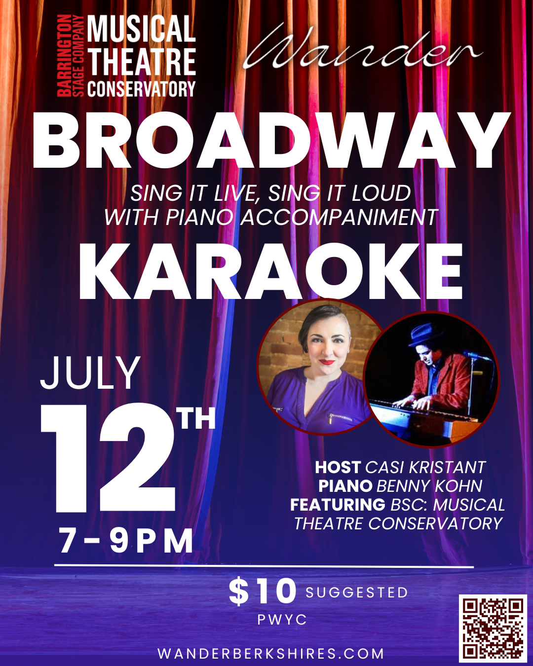 Broadway Tunes: Musical Theater Karaoke with Live Piano