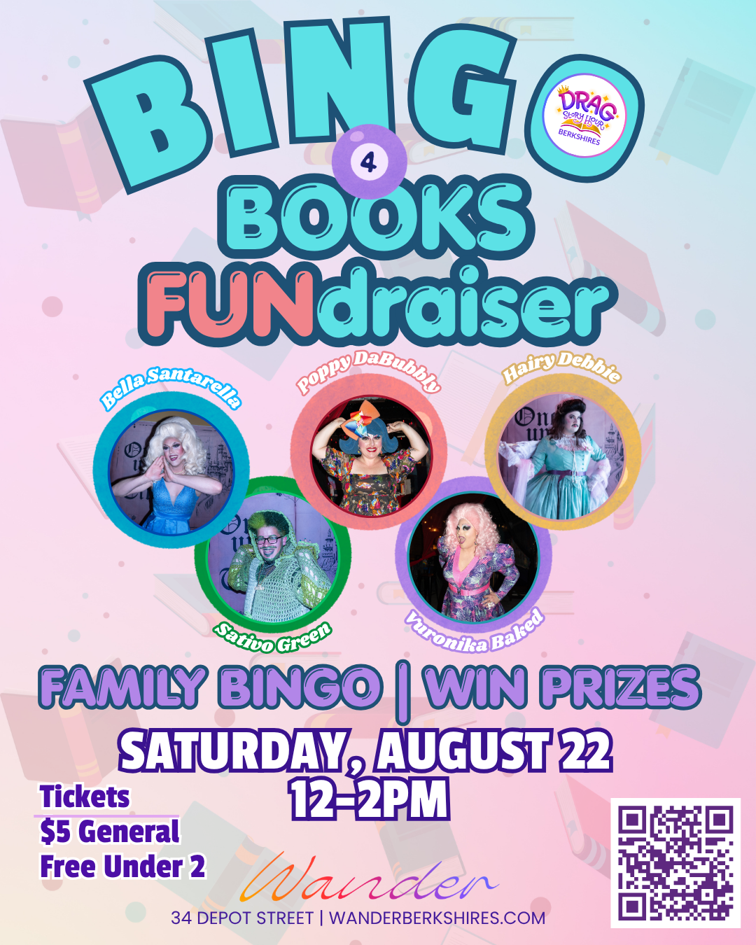 BINGO FOR BOOKS: A Drag Story Hour Fundraiser
