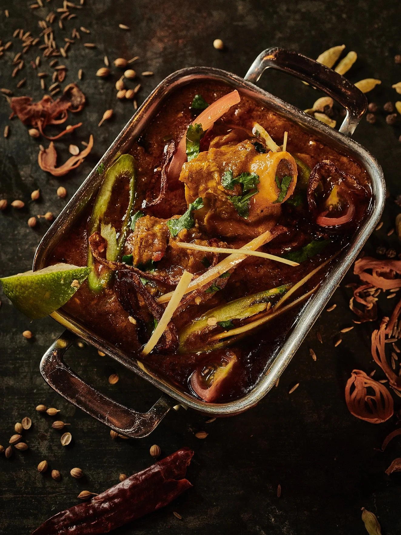 Rainy days call for comforting Daata dishes. Lots of delicious choices for lamb lovers like Lahori spiced lamb, Lahori mutter keema and freshly charred to order seekh kebabs.