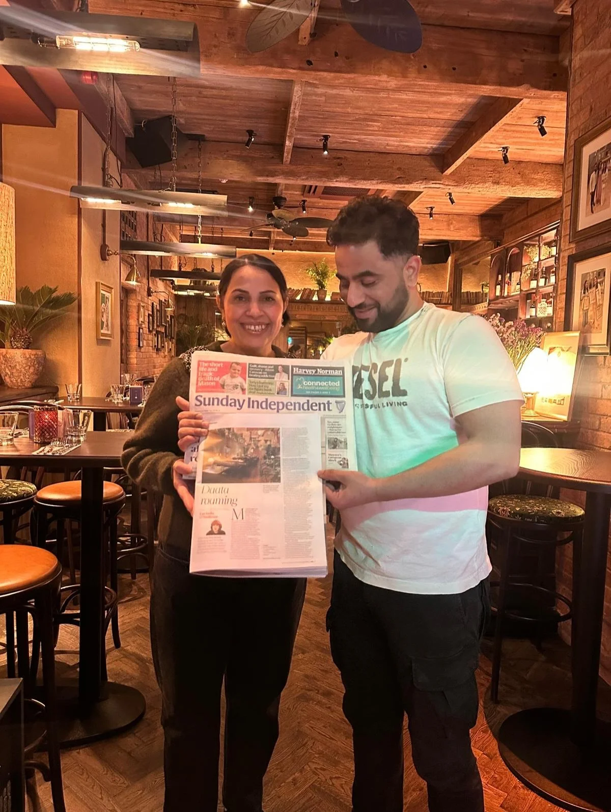 A heartfelt thank you to the wonderful Lucinda O&rsquo;Sullivan for such a beautiful write-up of our newest home on George&rsquo;s Street. 

We are truly delighted and especially proud of Rahat, our incredible Head Chef, for being highlighted as a fe