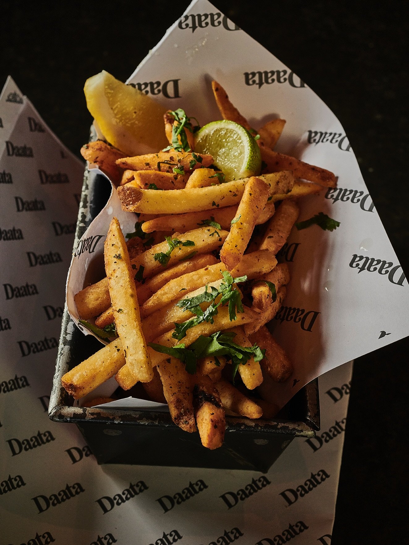 Daata&rsquo;s Masala Fries

If you know you know 😍 Fries gently coated in Chaat Masala, Lime Juice, Fenugreek &amp; Coriander.