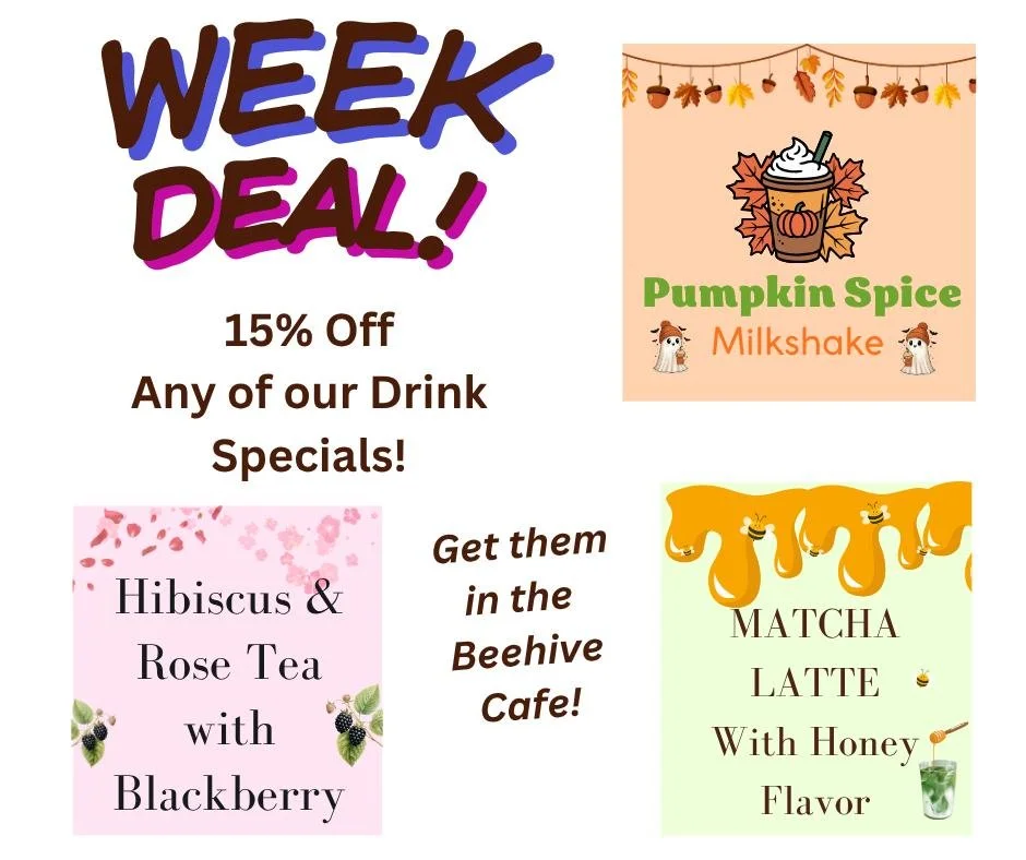 Willcox Wine Festival weekend is almost here and the festivities have already started.  Come by the beehive cafe for our weekly drink specials.  We will also sure to have some special wine deals to help celebrate the Wine Festival.  Remember tonight 