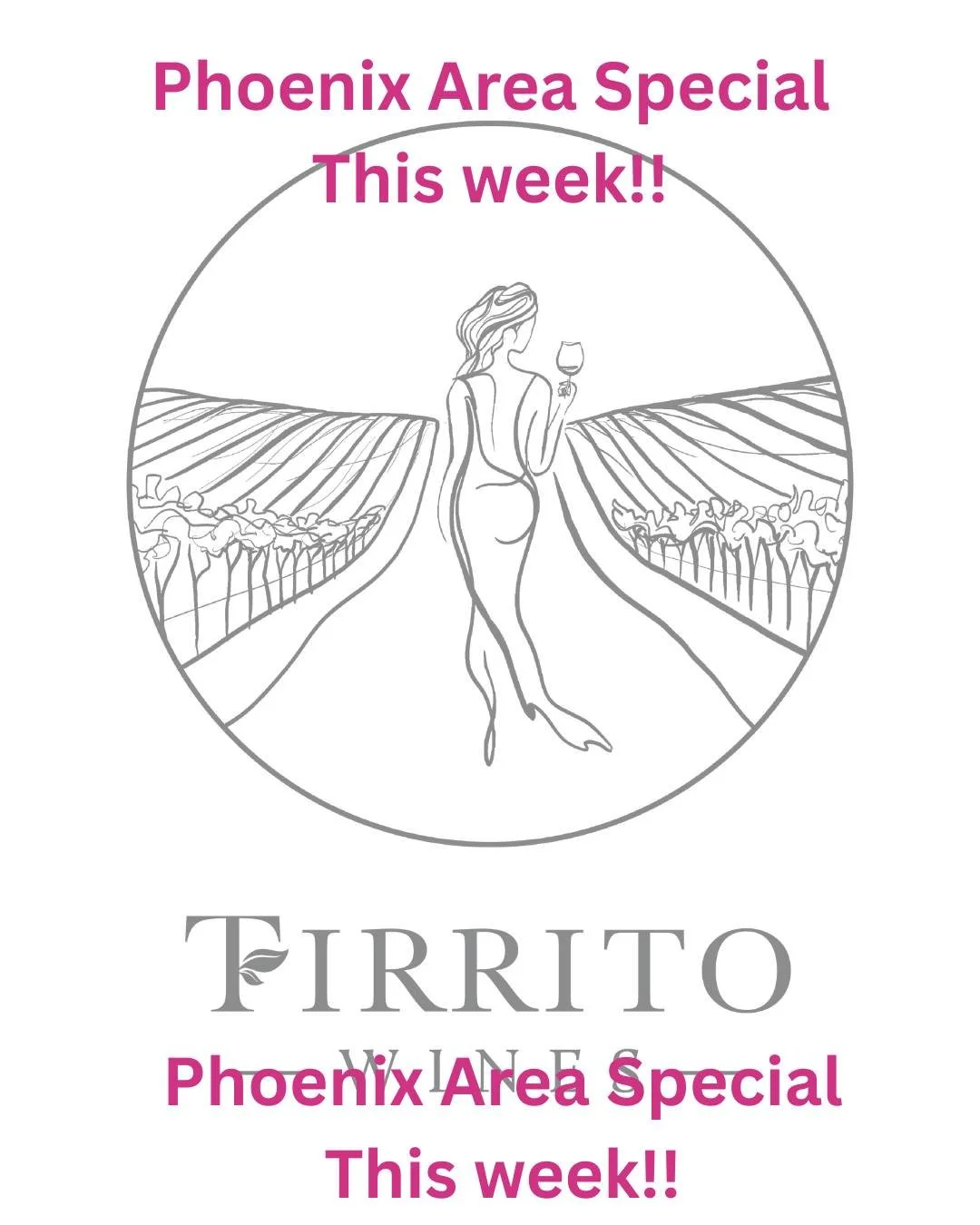 PHX DELIVERY &mdash; JUST IN TIME FOR THE HOLIDAYS 🎄
Phoenix friends, we&rsquo;re headed your way next week.

✅ Order 12+ bottles of Tirrito Wines
🚚 Phoenix-area delivery
⏰ Order by Thursday.

Host smarter. Gift better. Drink well.
 🍇 https://www.