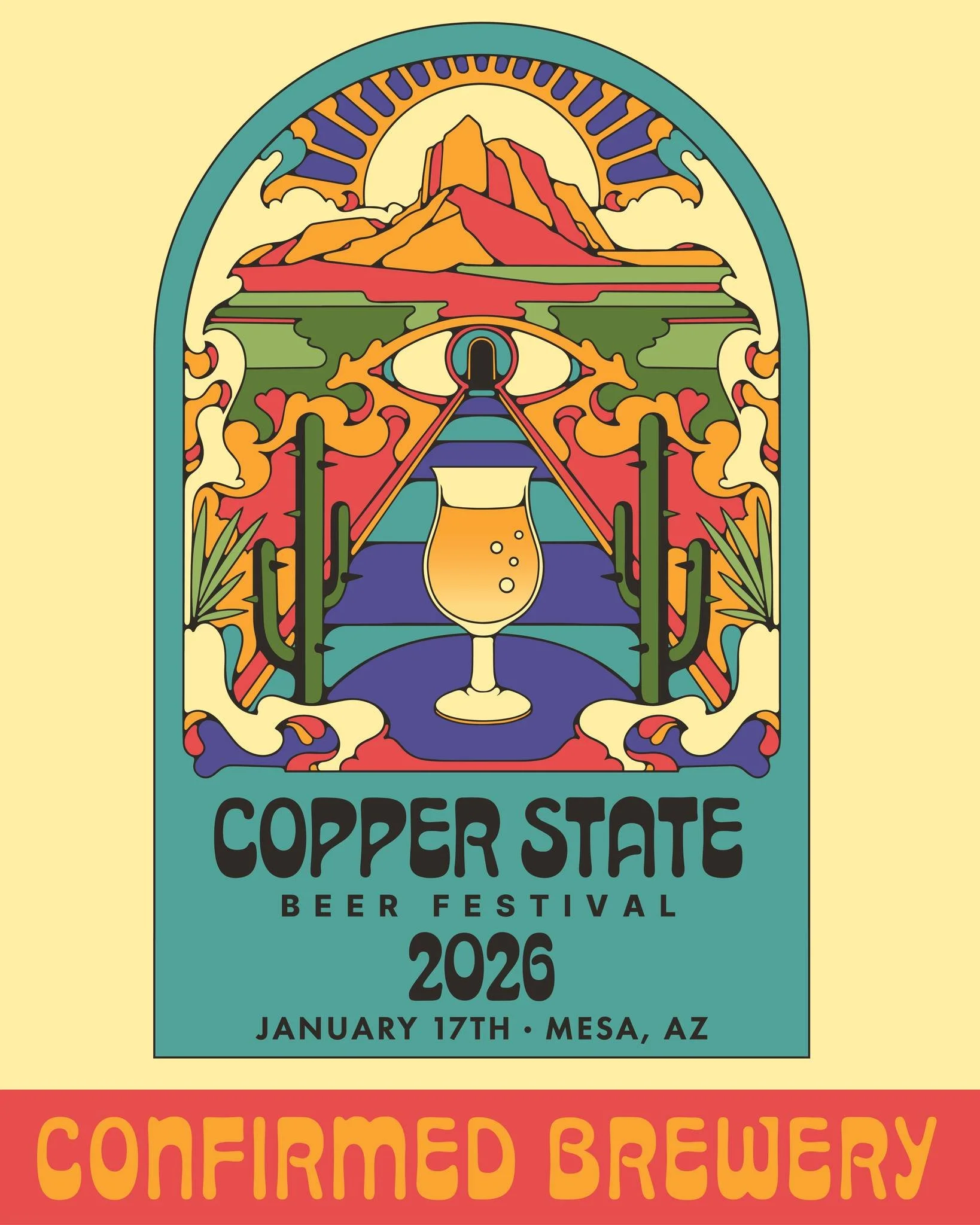 Confirmed. We&rsquo;re pouring. 🍺

We&rsquo;ll be at Copper State Beer Festival 2026 &mdash; Mesa, AZ on January 17th.
Come find us, grab a beer, and say hi. We&rsquo;ll bring the good stuff.

 #azcraftbeer #thingstotryinwillcoxaz #thingstodowinwill