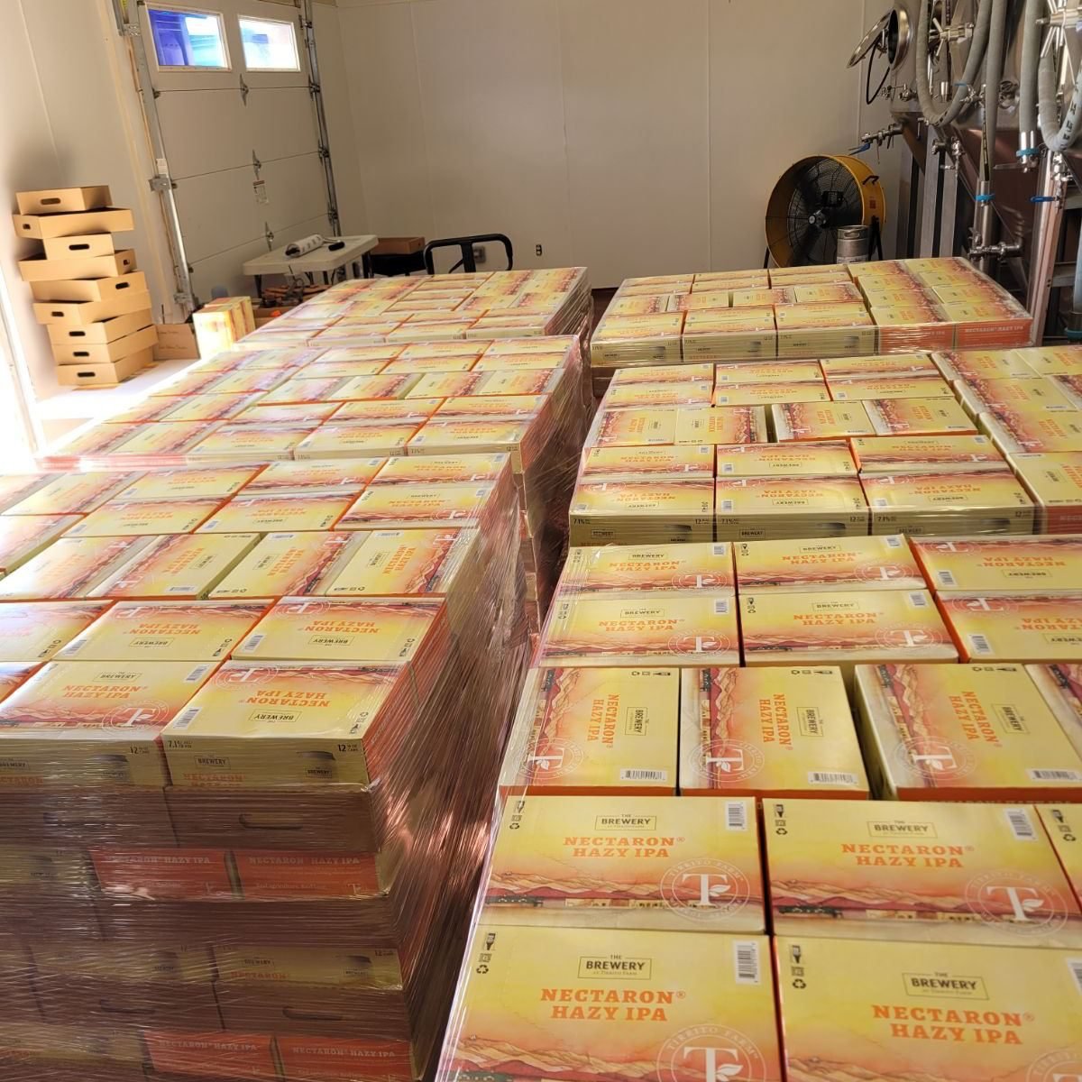 Tomorrow we deliver our first load of Nectaron Hazy IPA to all three Tucson Costco locations.

Seeing beer brewed out here in Willcox stacked floor to ceiling and headed to Costco is a pretty wild moment for us.

We&rsquo;re still the same small farm