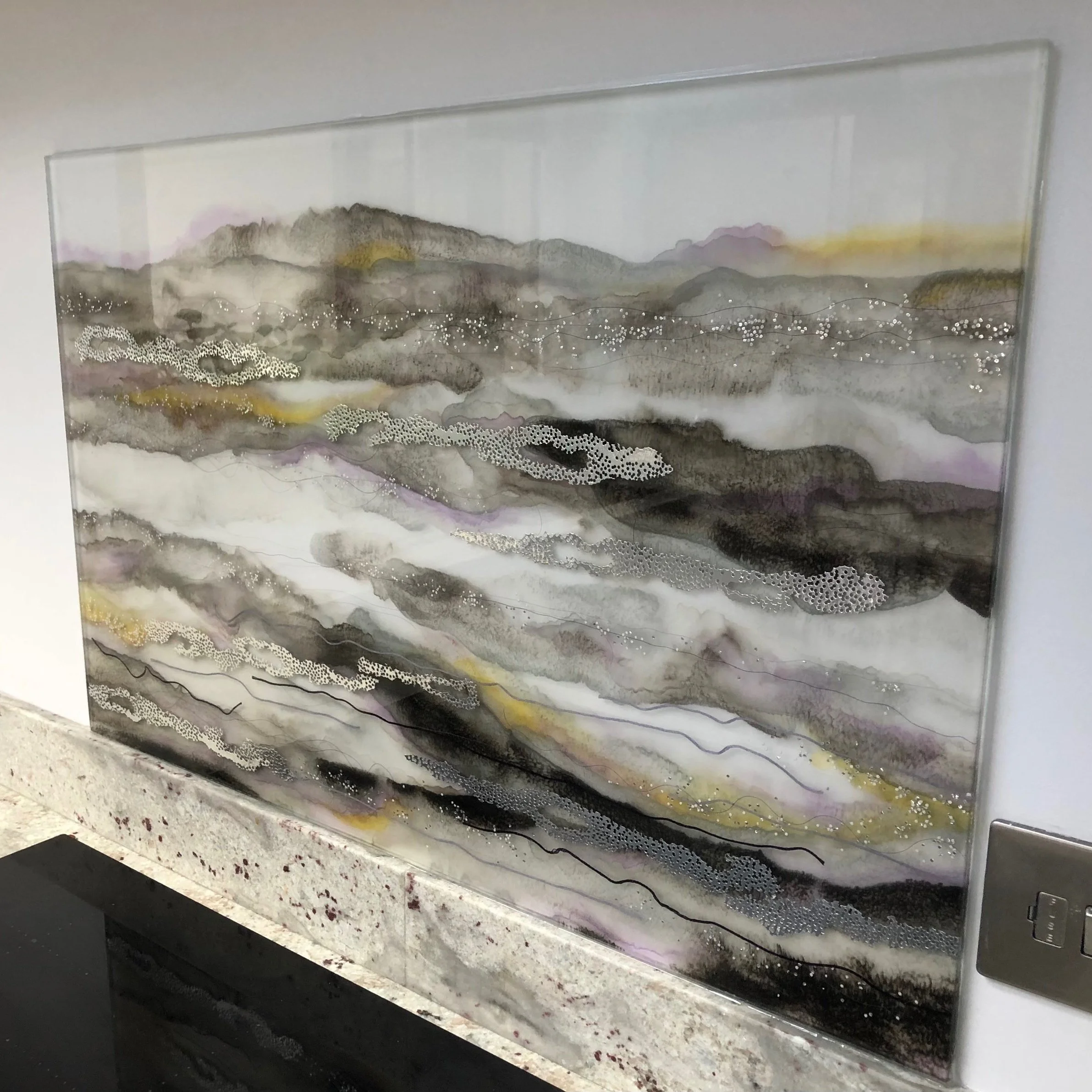 Jo Vincent Laminated glass splashback